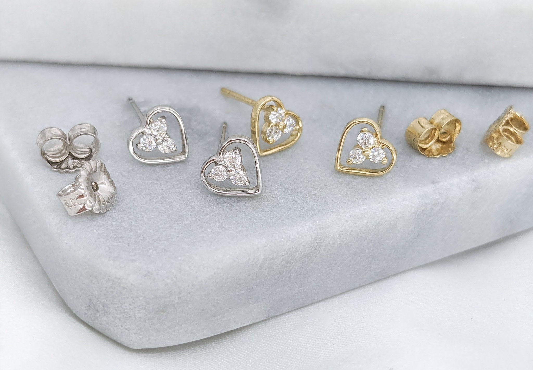 Mini Heart Earrings