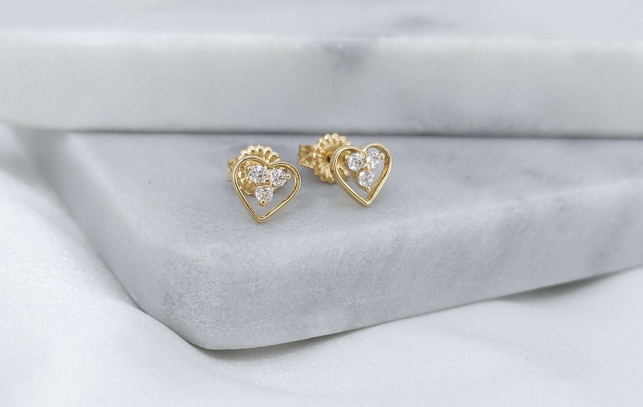 Mini Heart Earrings