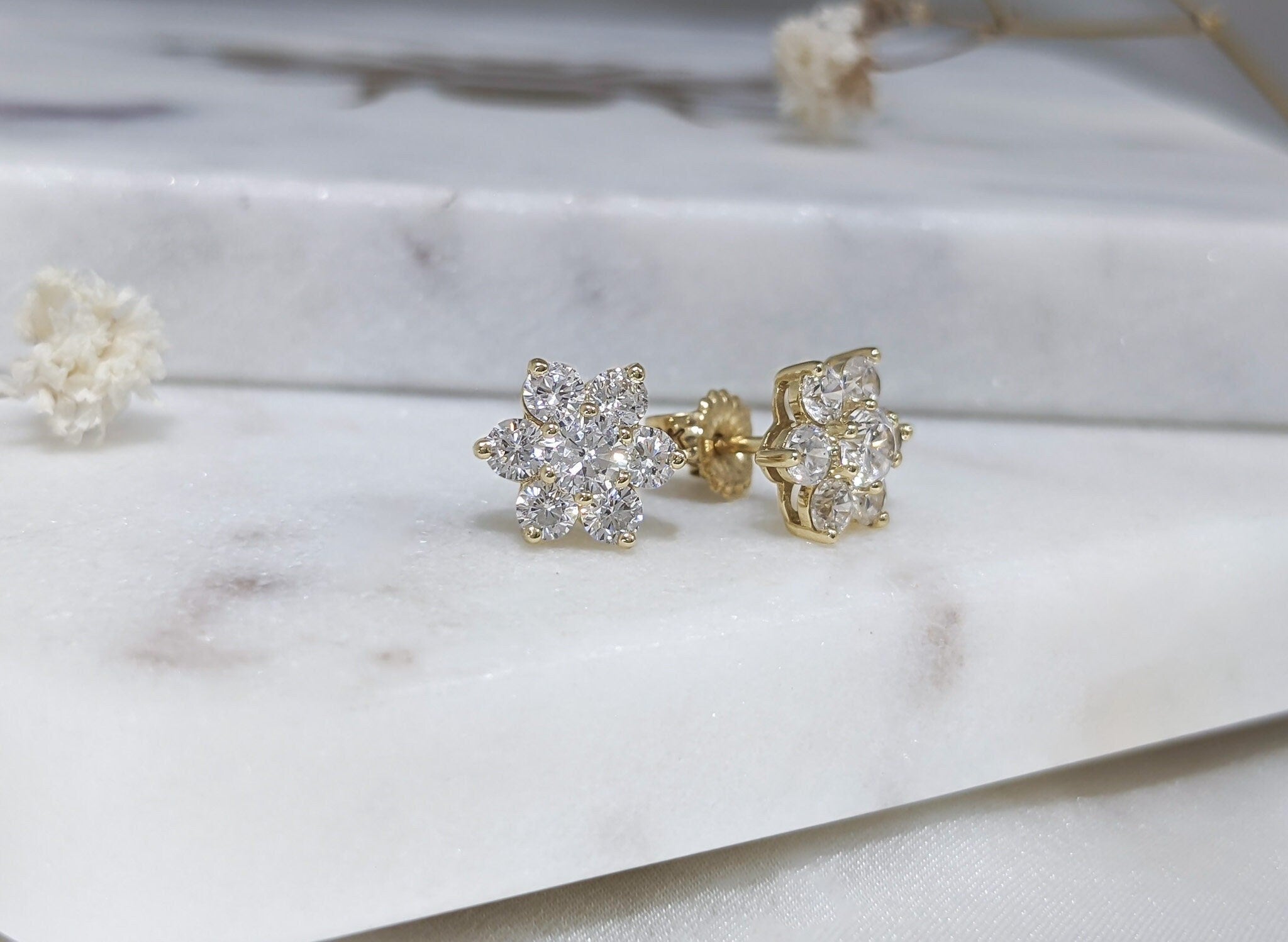 Buttercup Flower Earrings