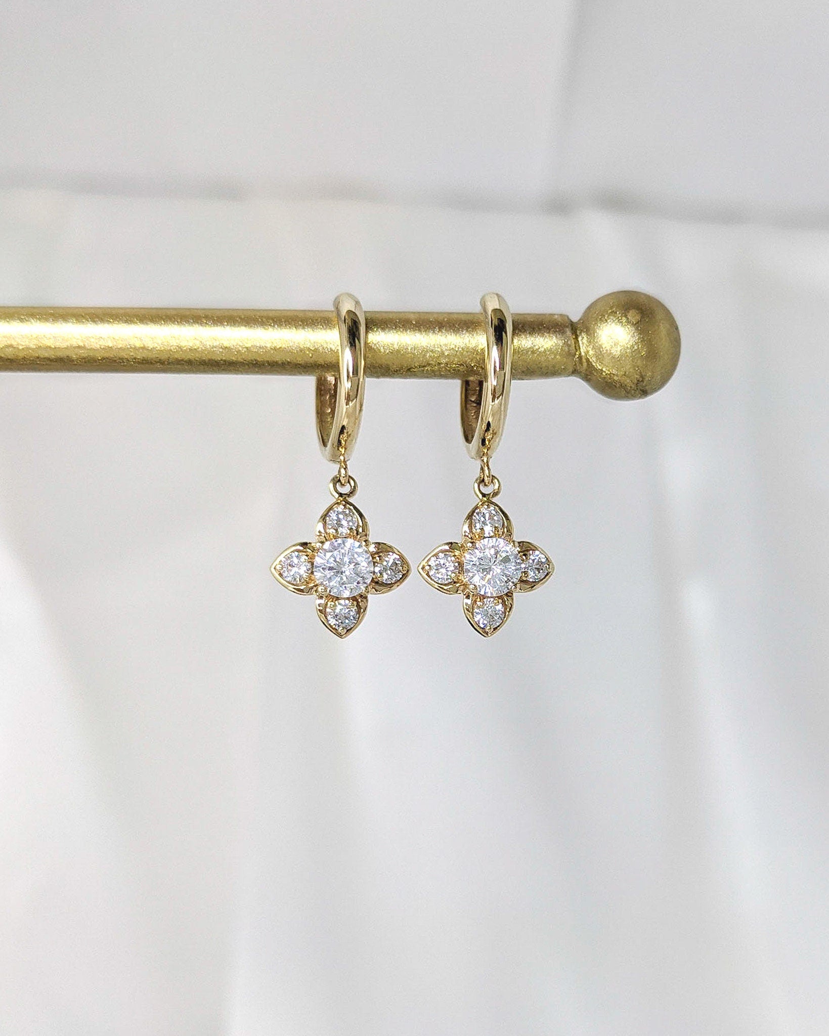 Blossom Hoop Earrings