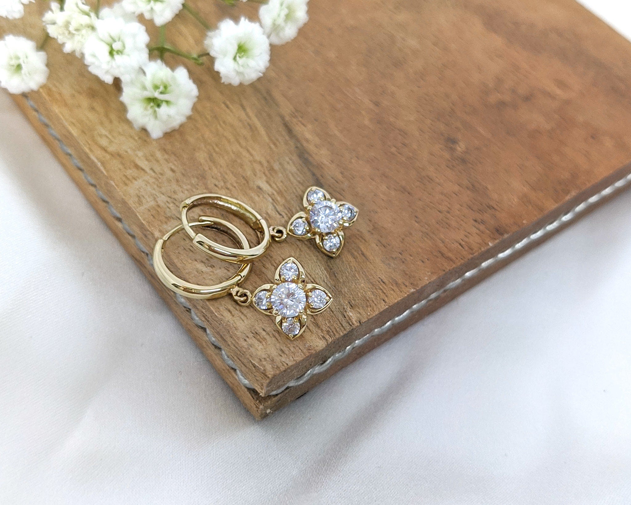 Blossom Hoop Earrings
