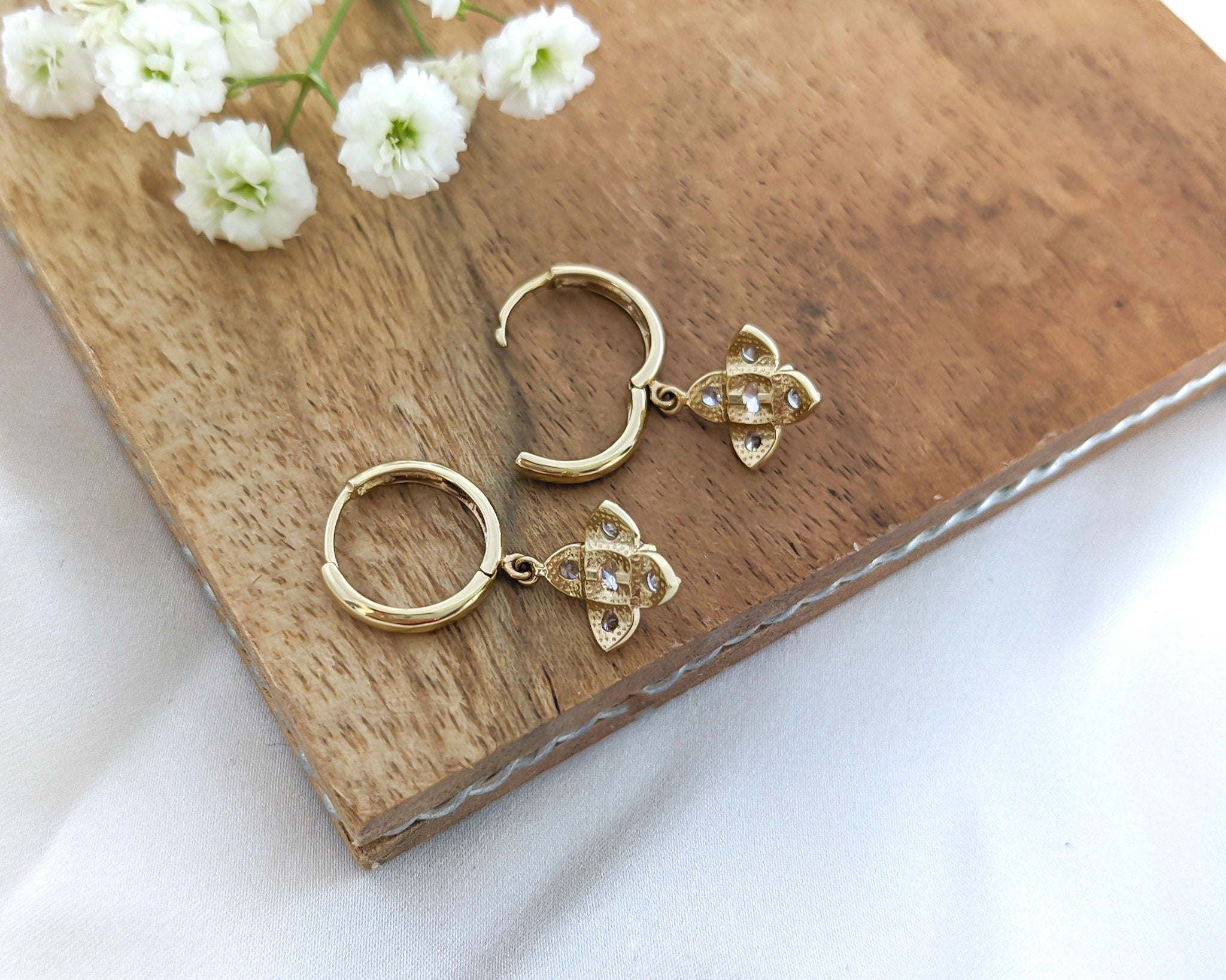 Blossom Hoop Earrings