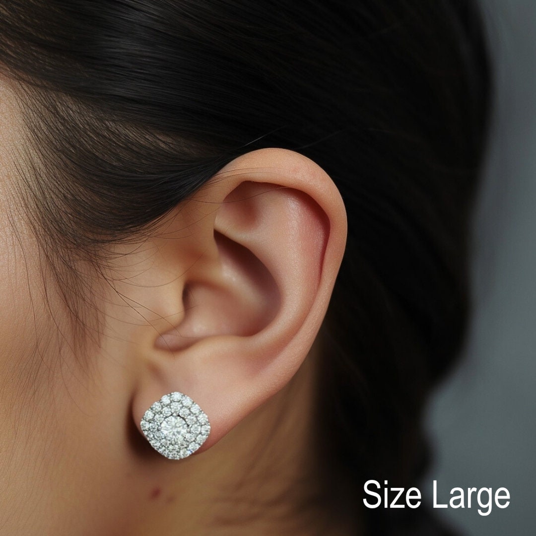 Square Cushion Earrings