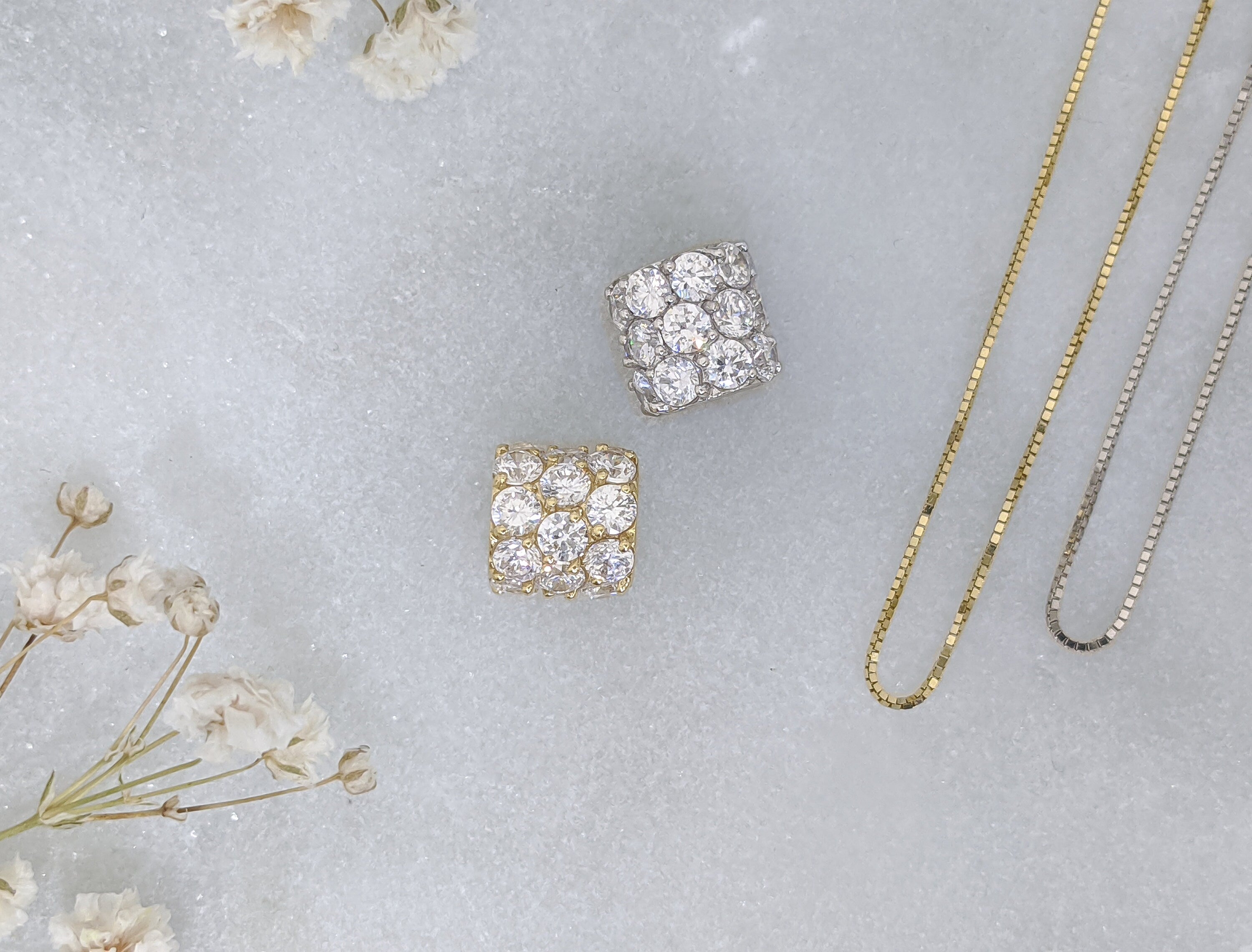 Eternity Pavé Tube Pendant