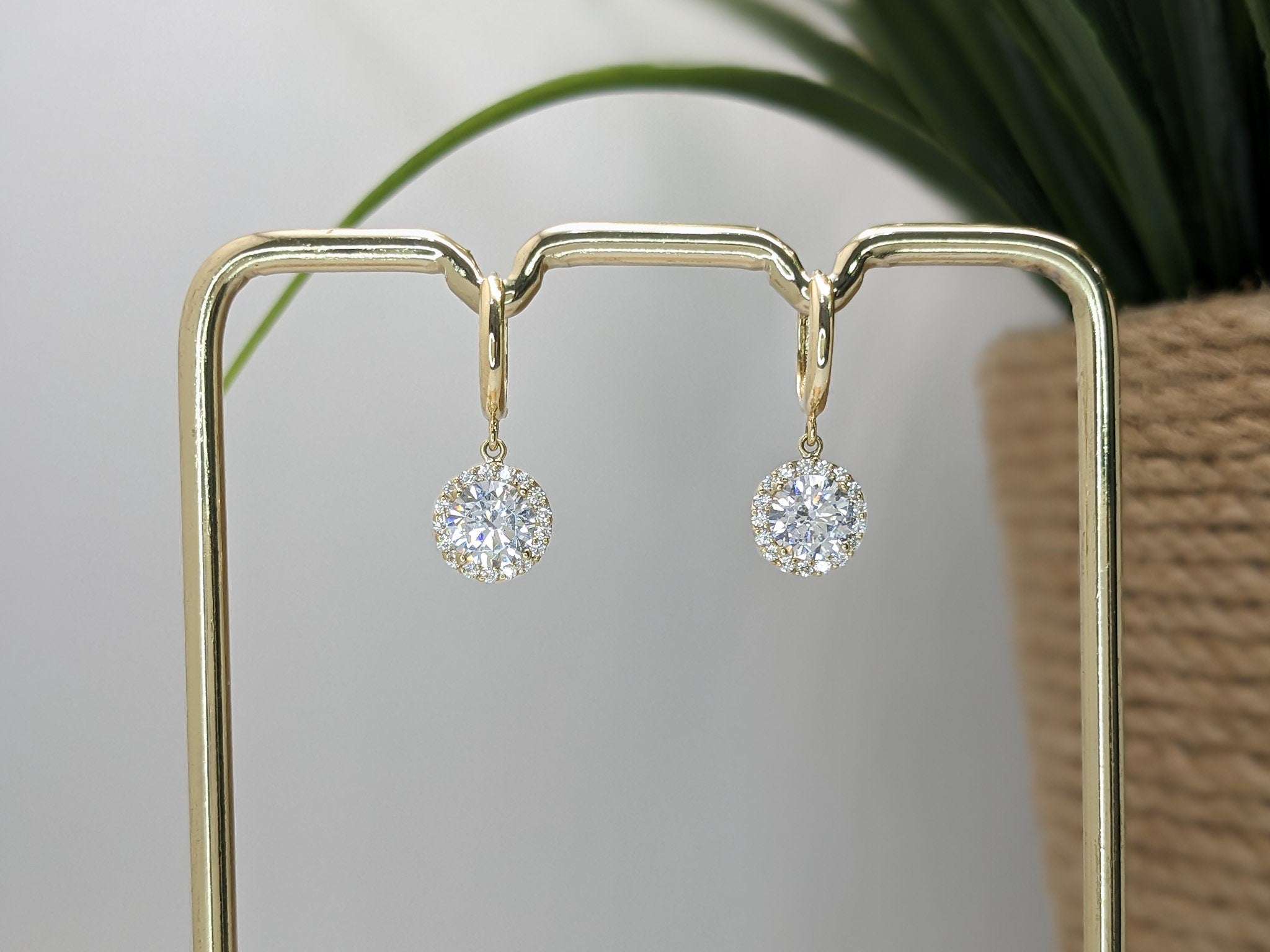 Halo Hoop Earrings