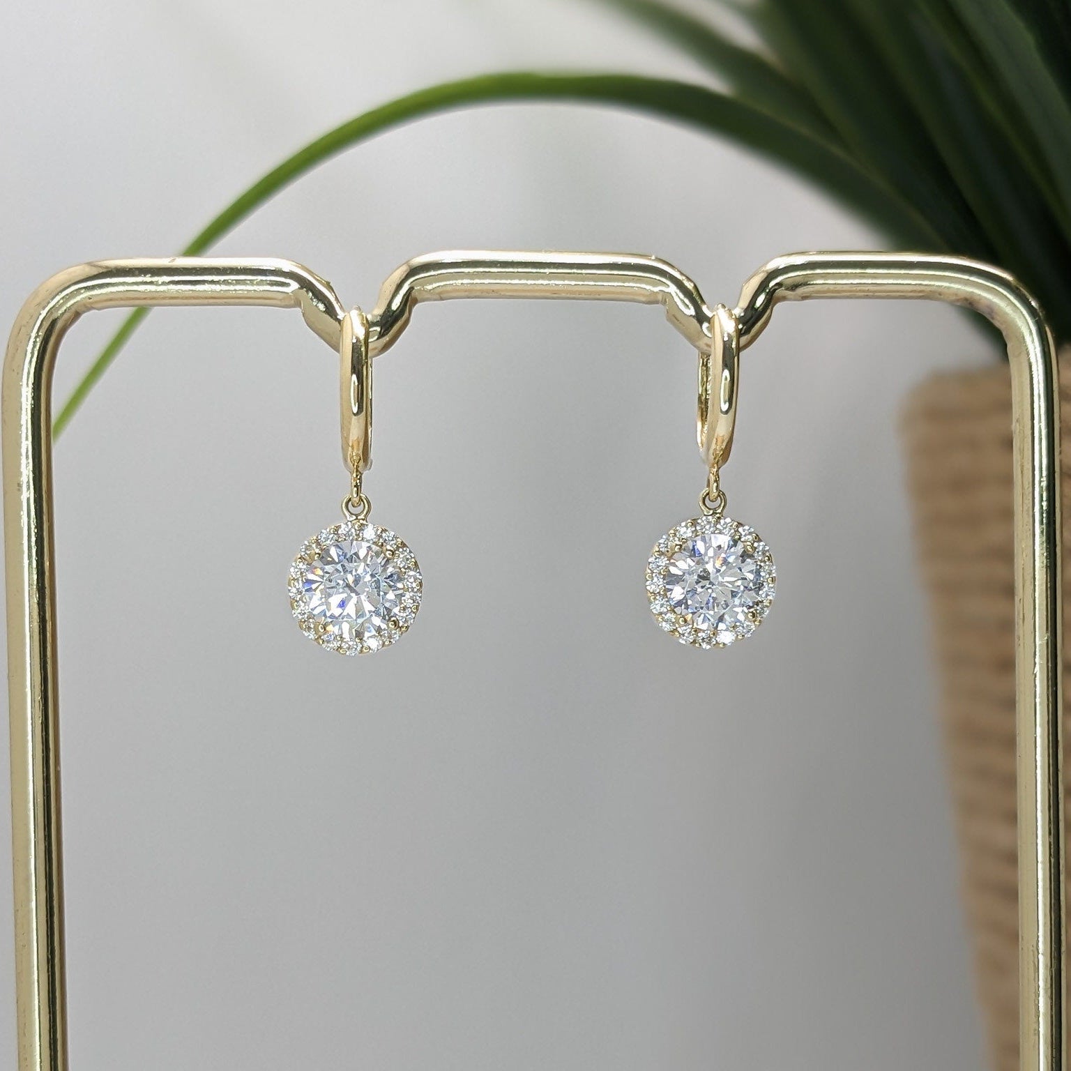 Halo Hoop Earrings
