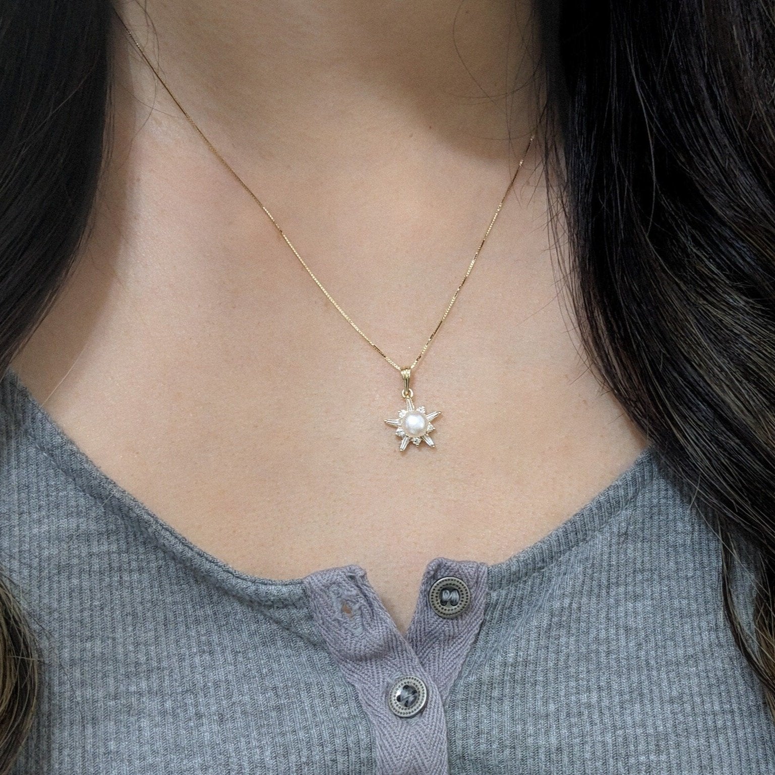 Pearl Star Pendant