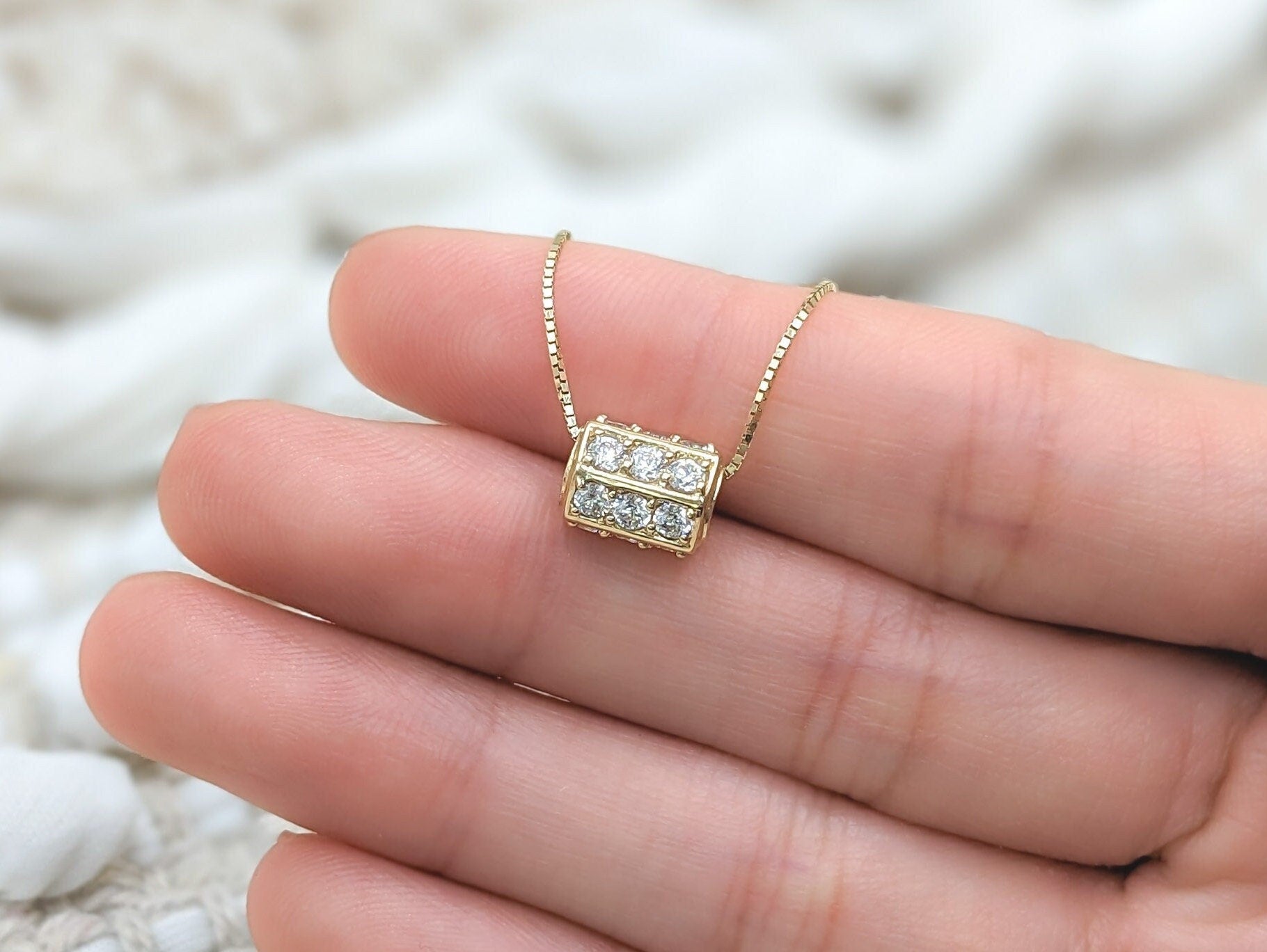 Eternity Mini Tube Pendant