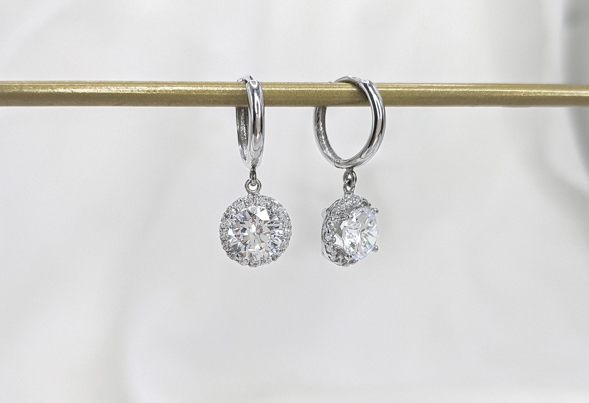 Halo Hoop Earrings