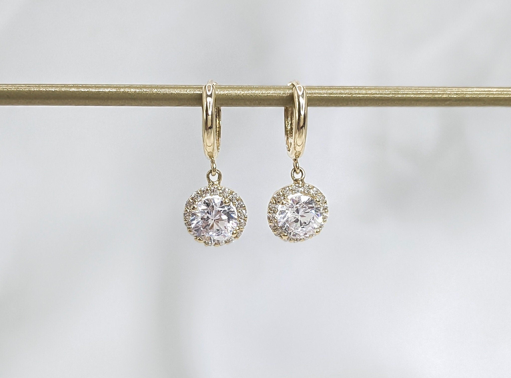 Halo Hoop Earrings