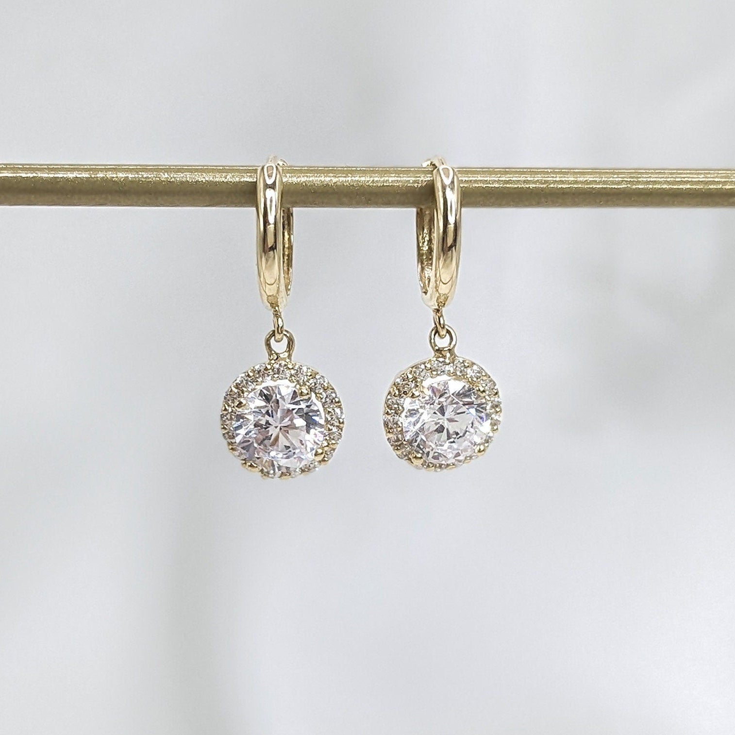 Halo Hoop Earrings