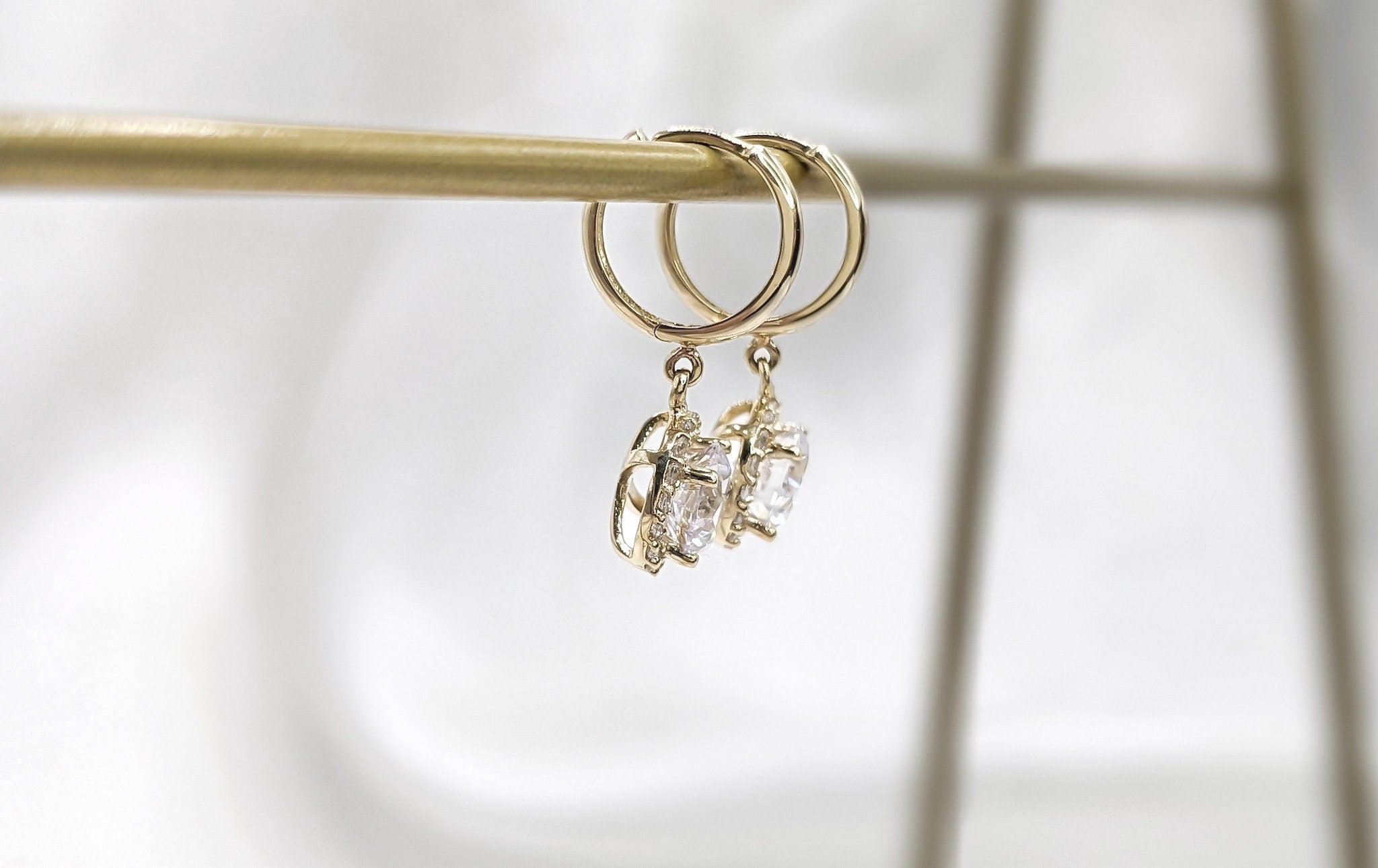 Halo Hoop Earrings