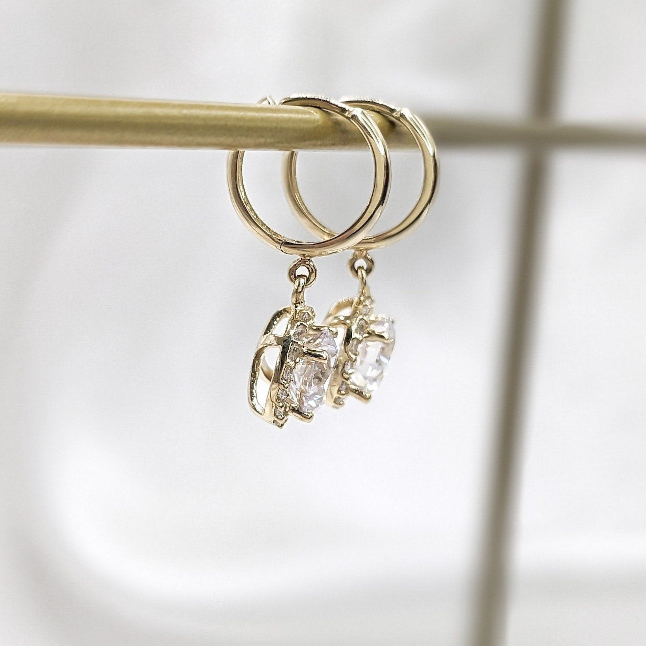 Halo Hoop Earrings