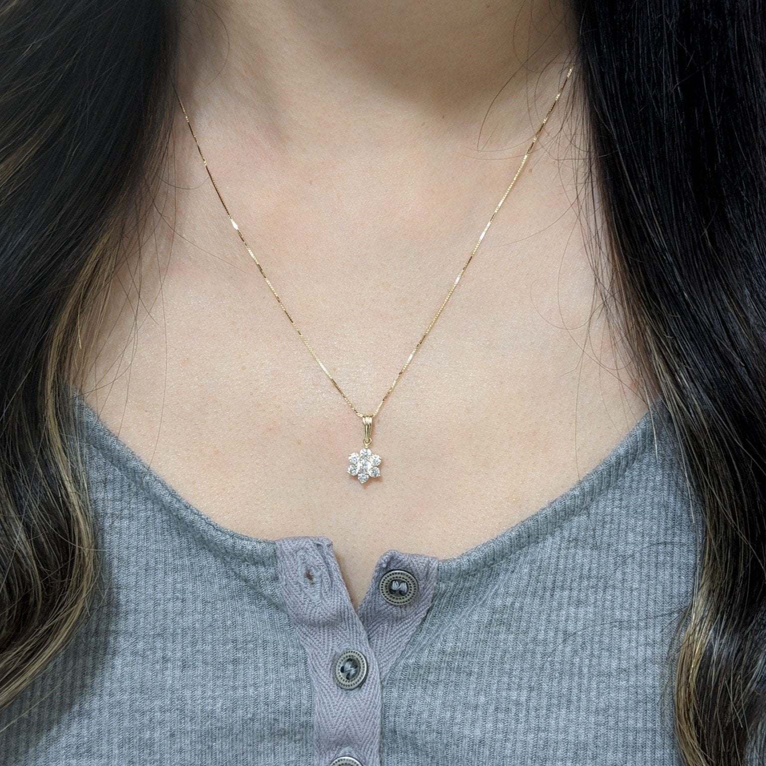 Buttercup Flower Pendant