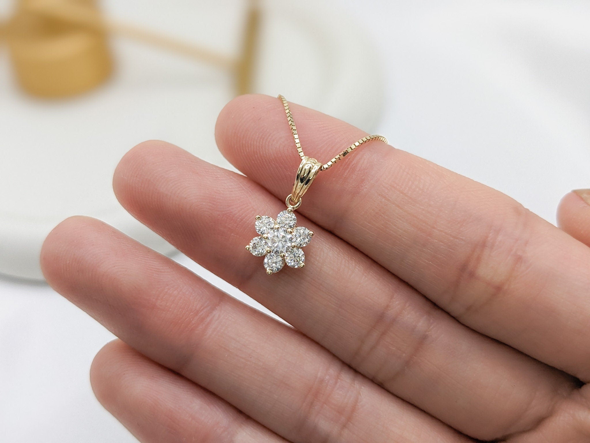 Buttercup Flower Pendant