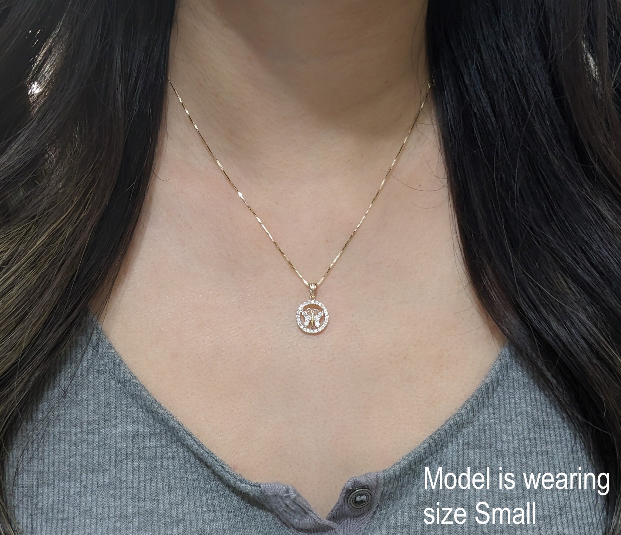 Butterfly Halo Pendant