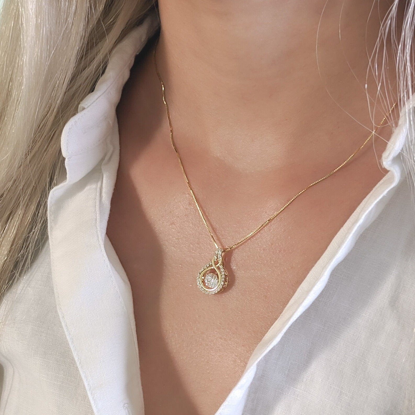 Infinity Dancing Pendant
