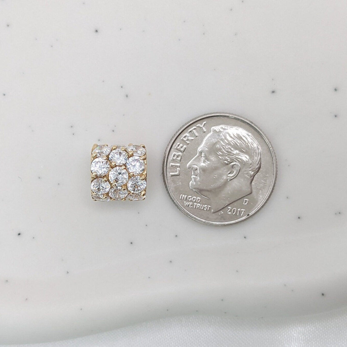 Eternity Pavé Tube Pendant