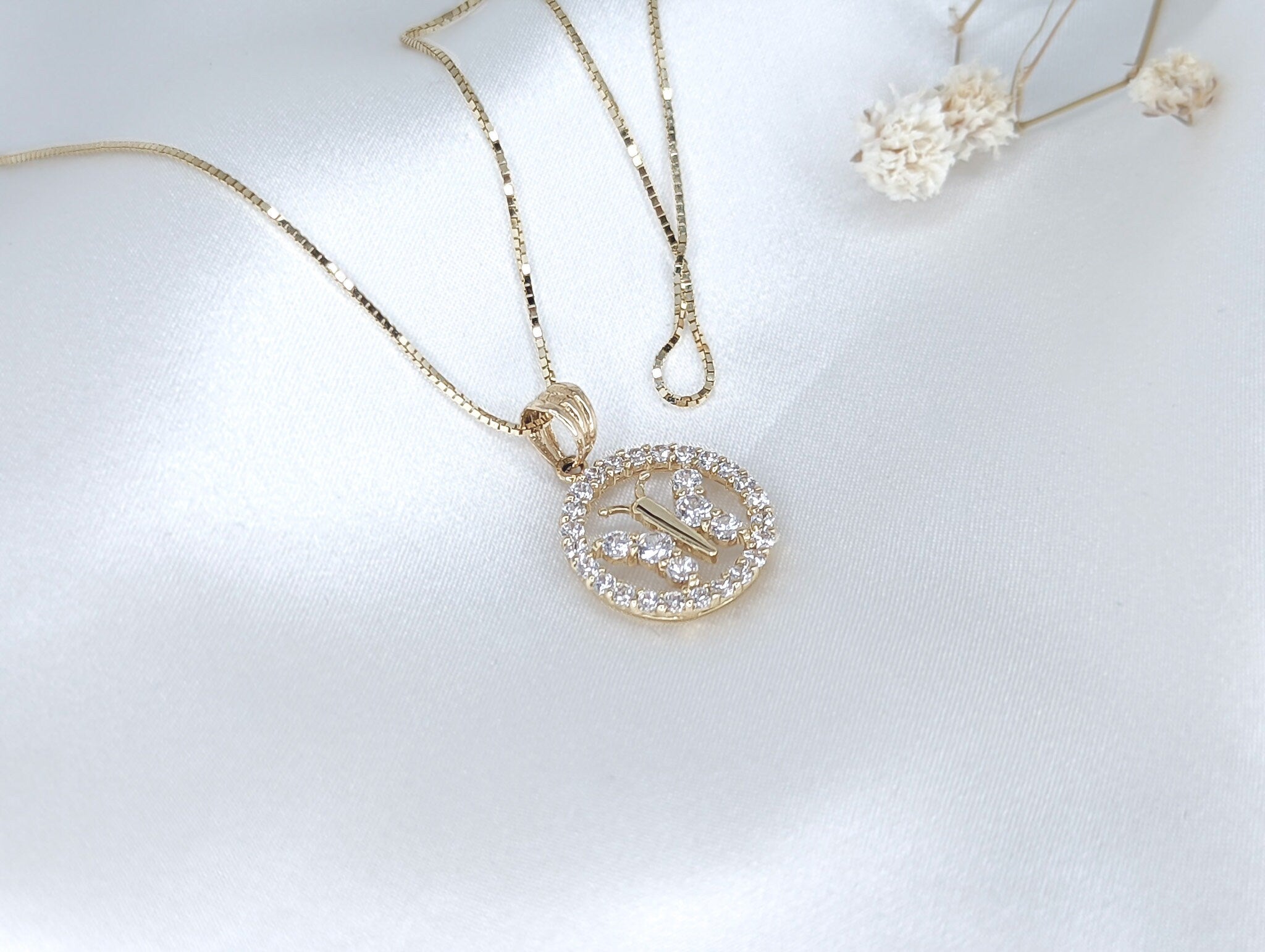 Butterfly Halo Pendant