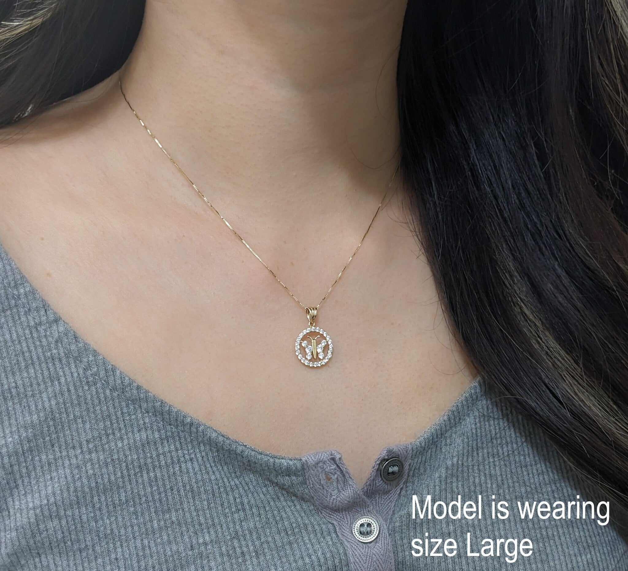 Butterfly Halo Pendant