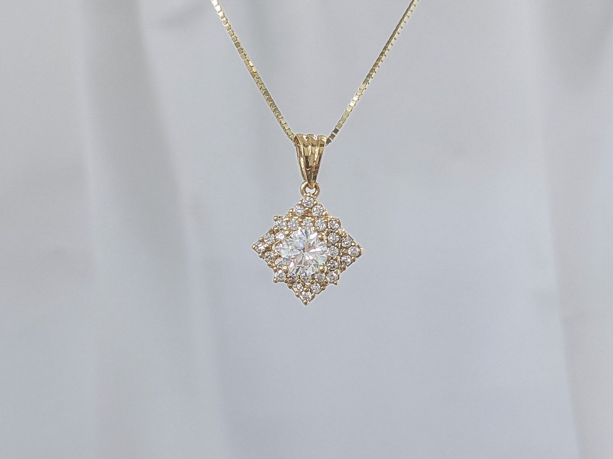 Infinity Square Pendant