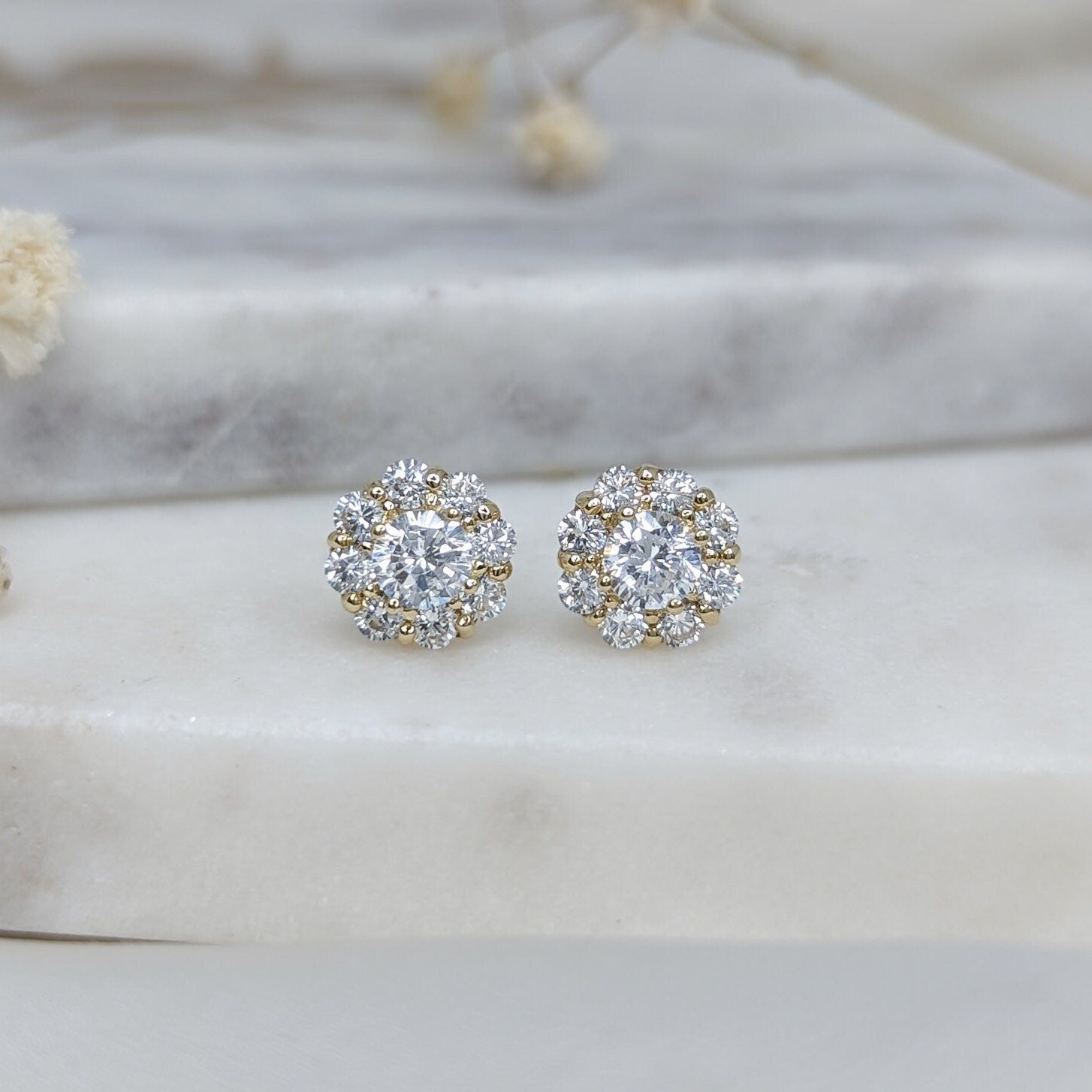 Floral Cluster Earrings