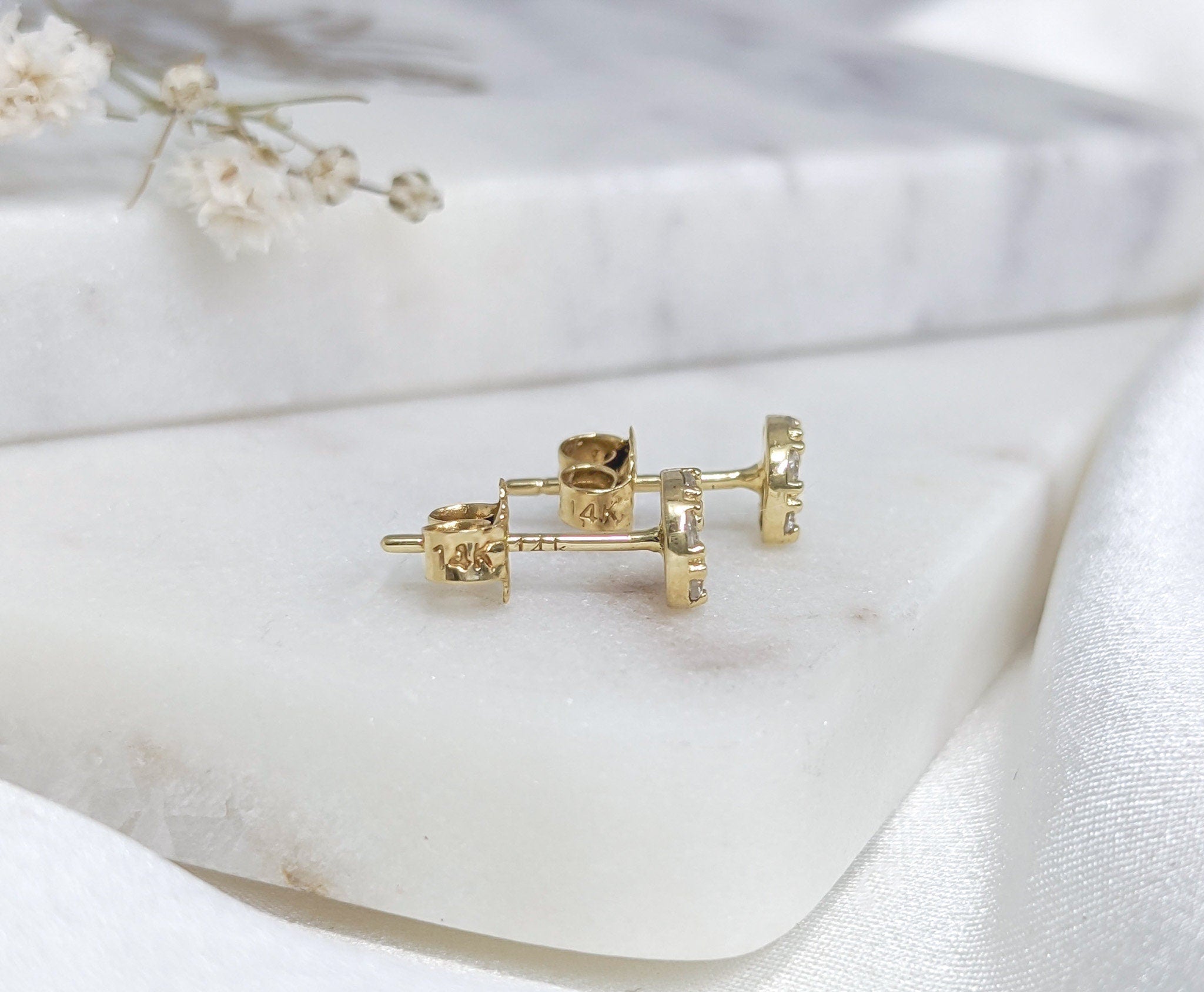 Cluster Circle Earrings