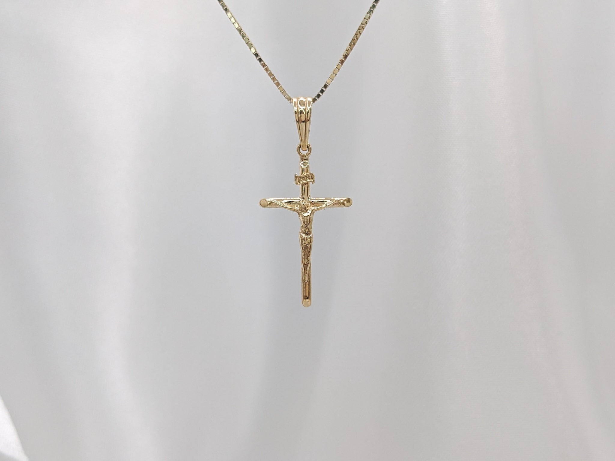 Small Crucifix Cross Pendant