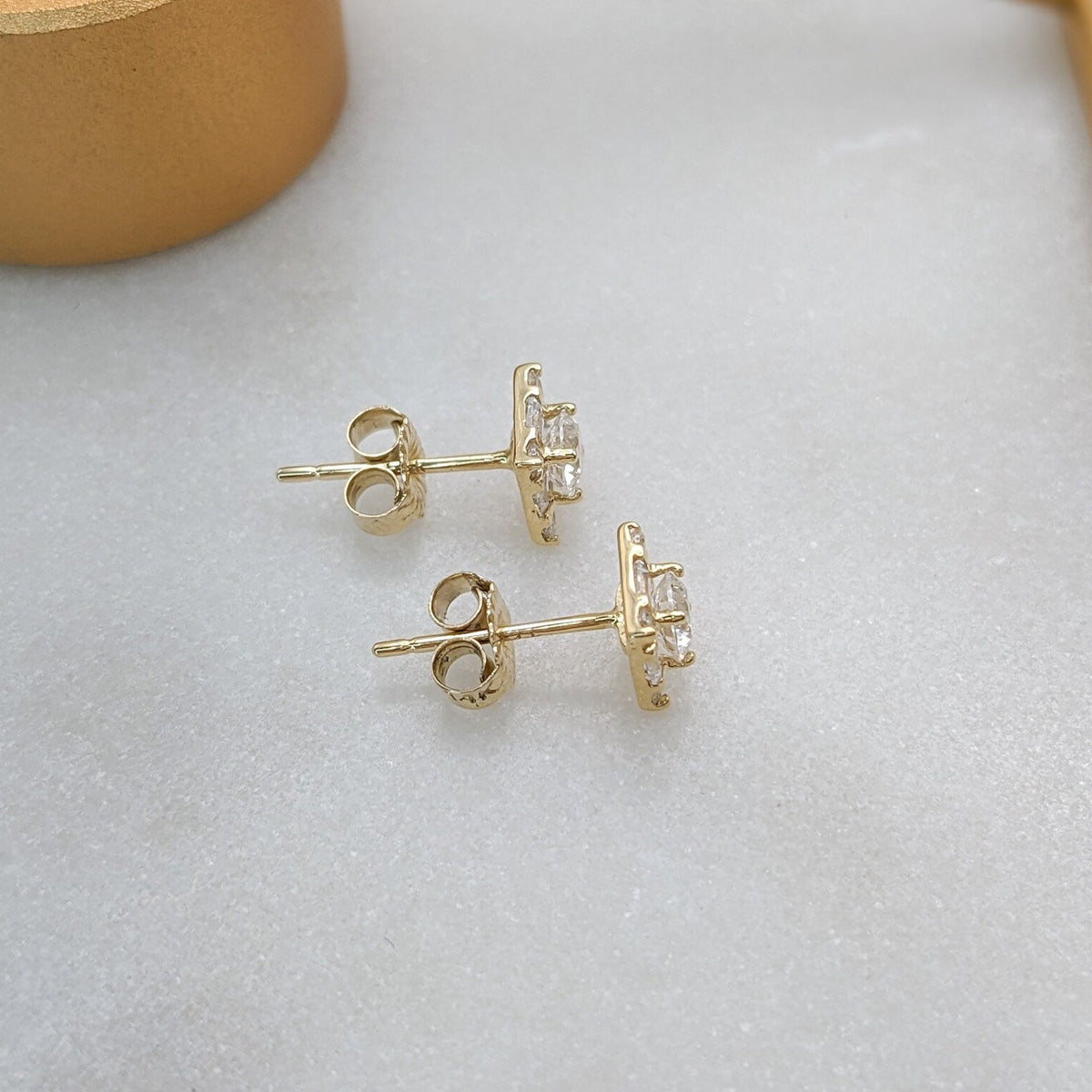 Art Deco Square Earrings