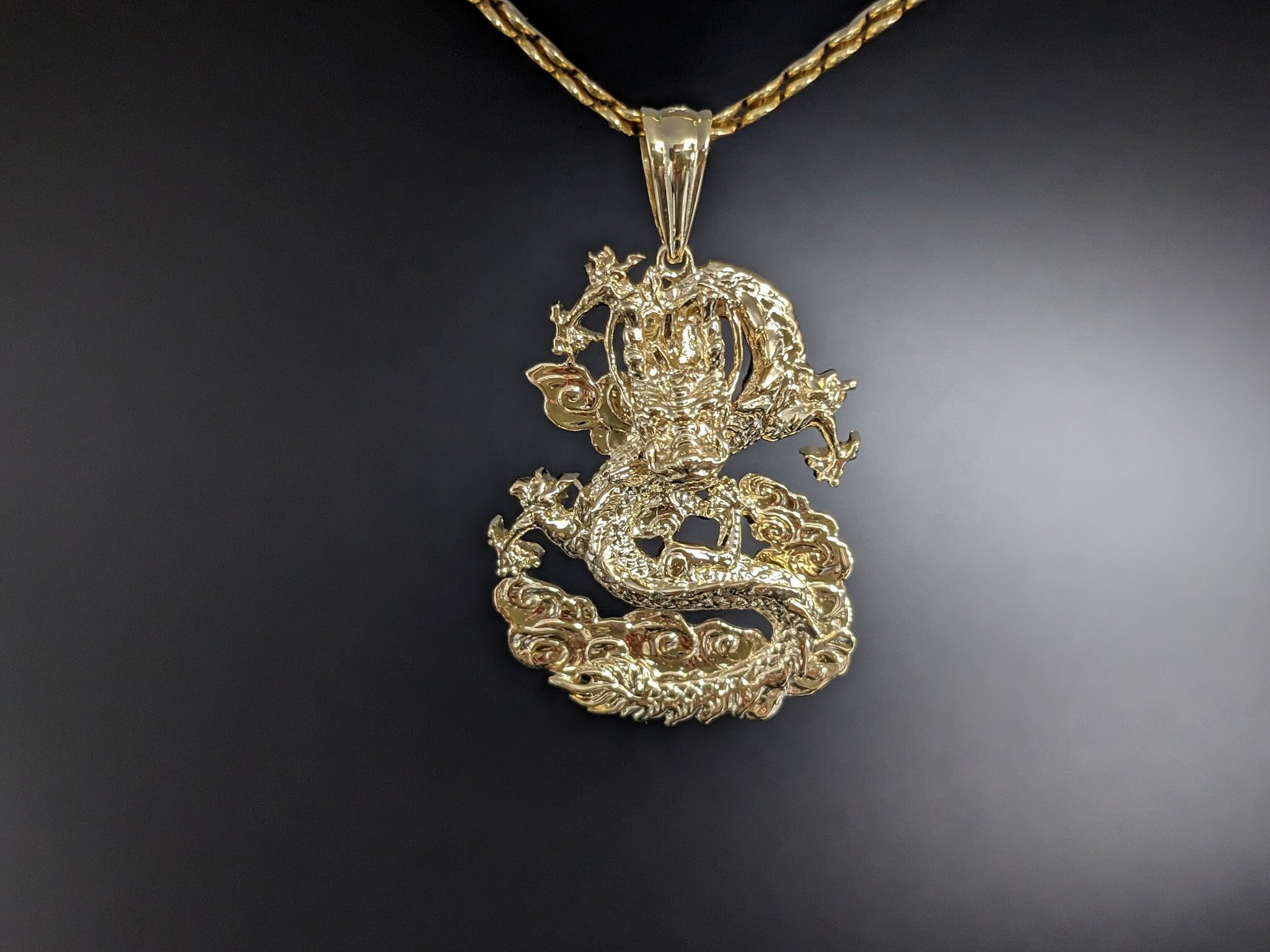 Dragon on Clouds Pendant