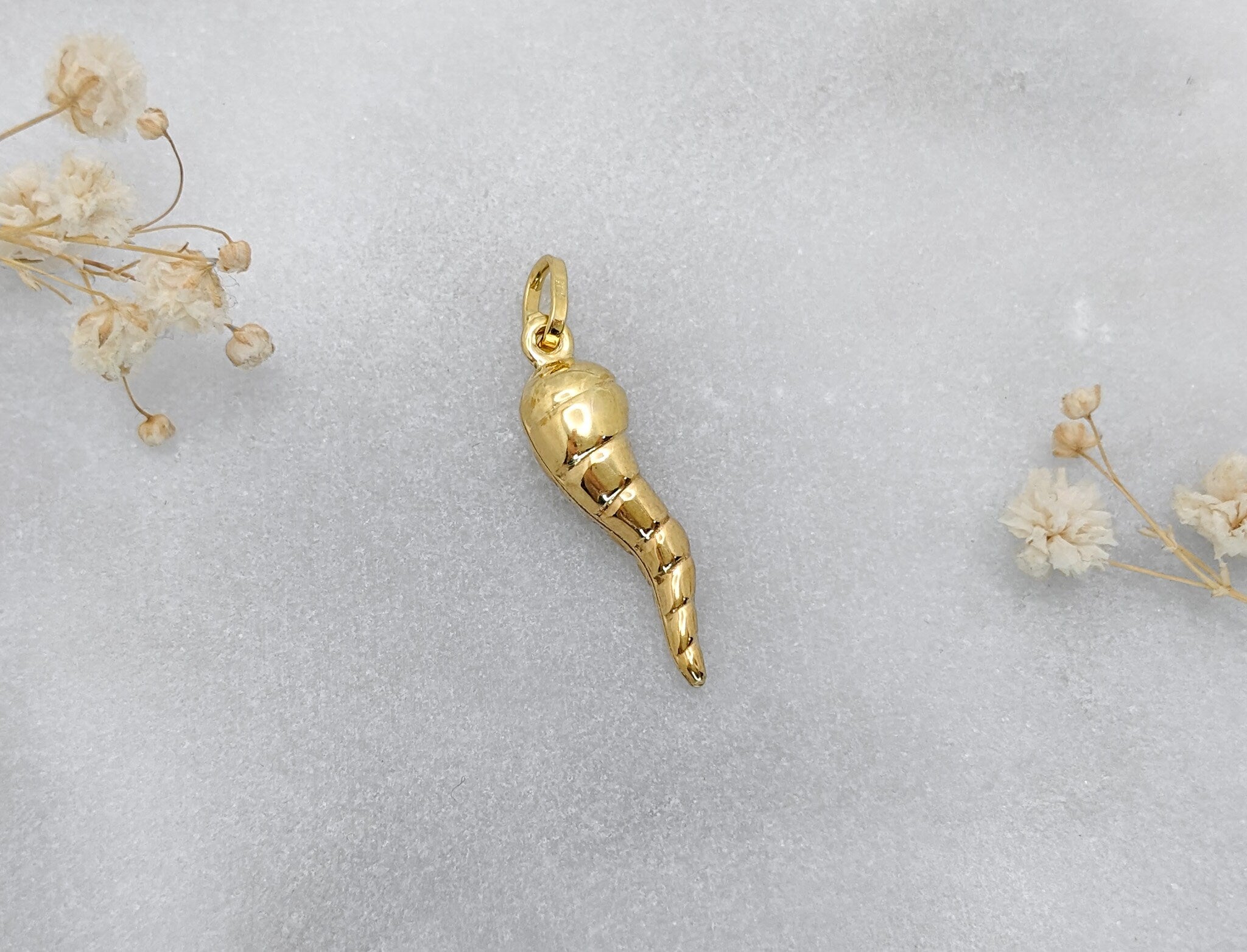 Italian Horn Pendant