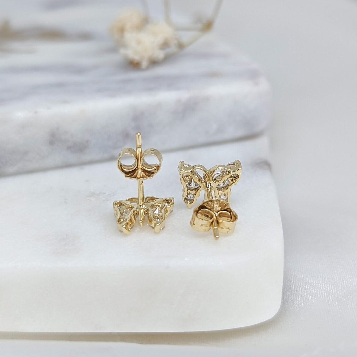 Dainty Butterfly Earring