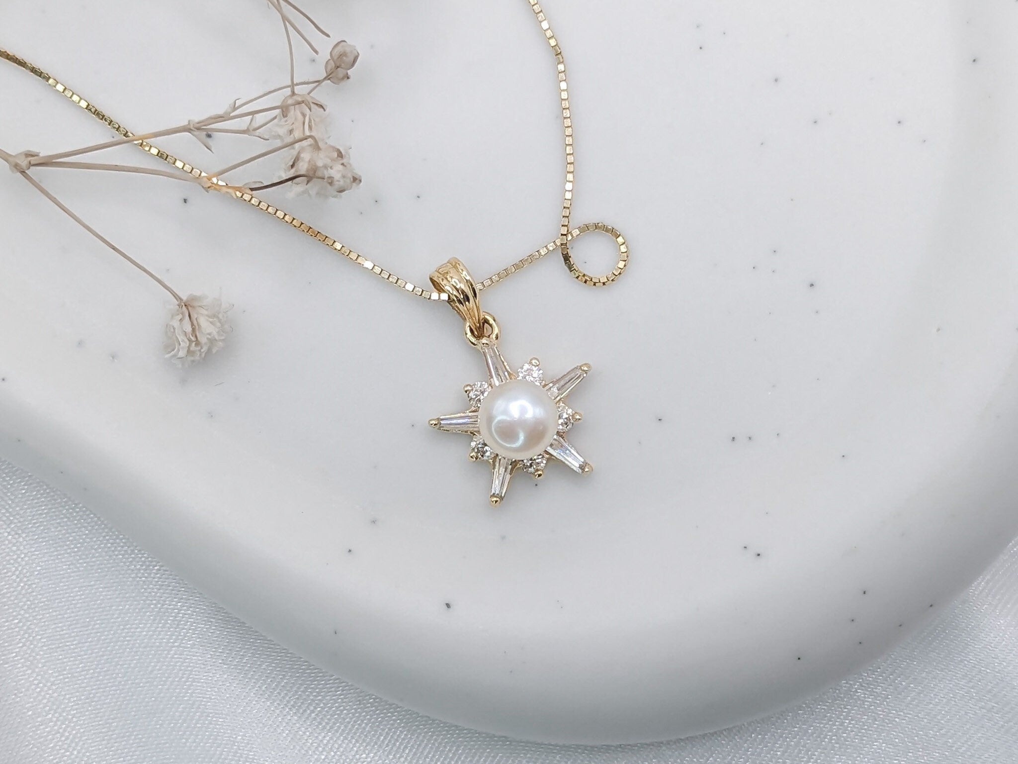 Pearl Star Pendant