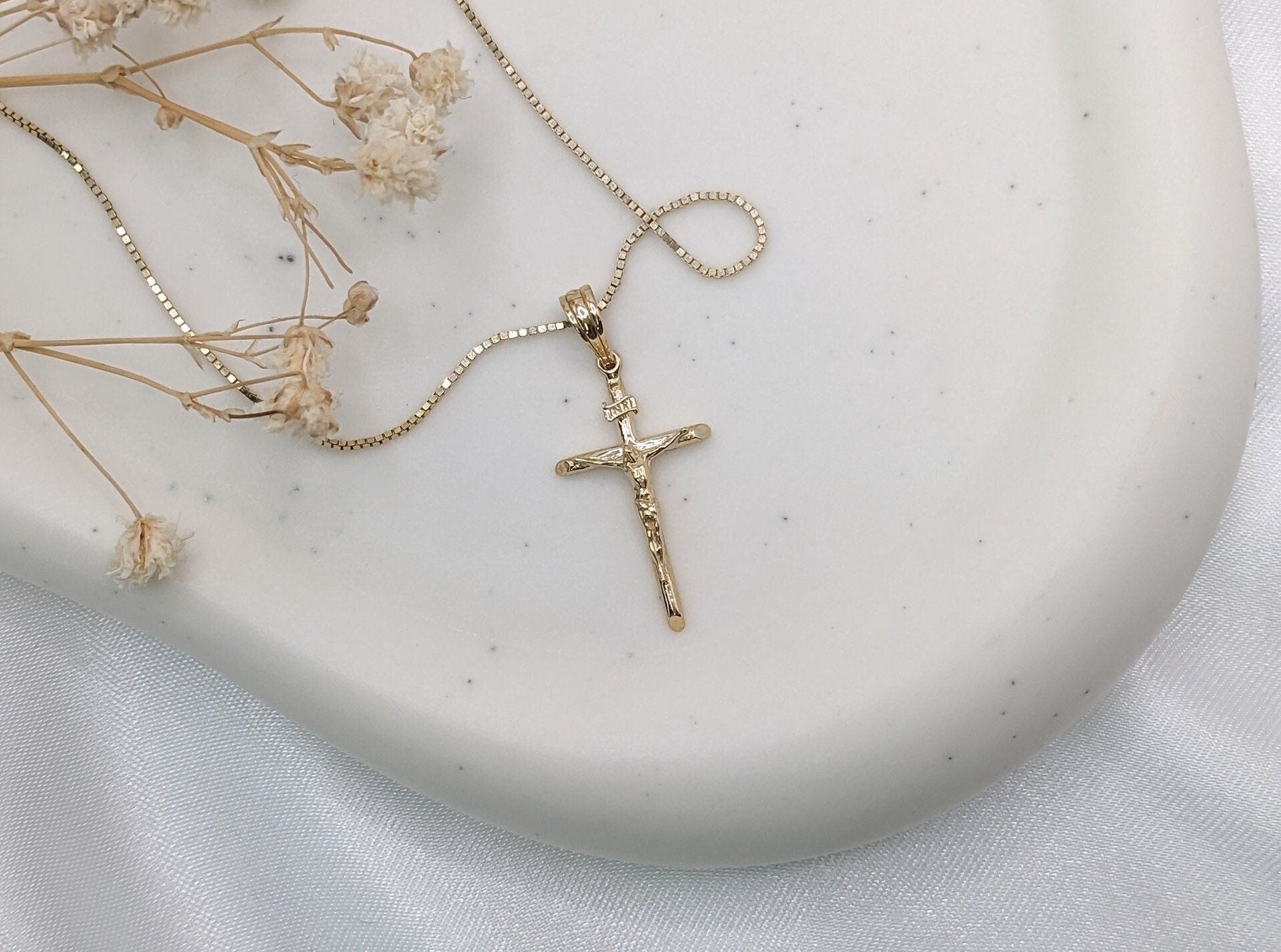 Small Crucifix Cross Pendant