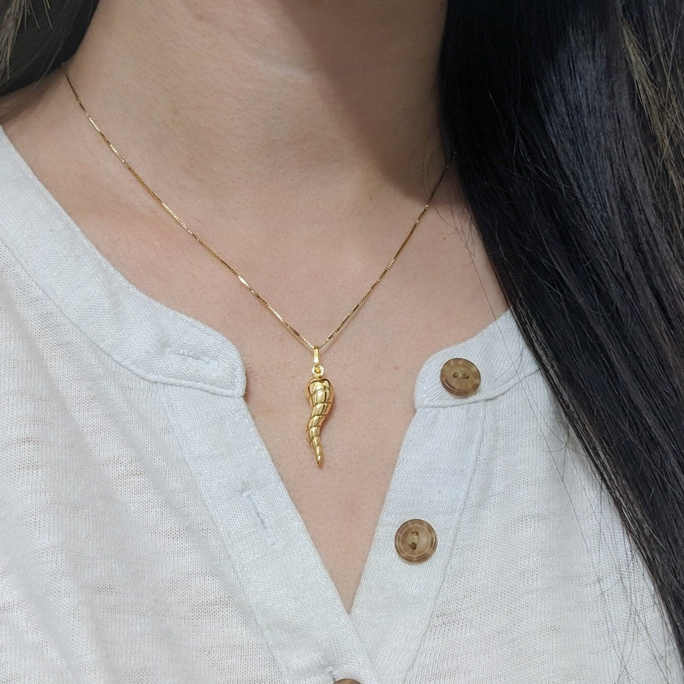 Italian Horn Pendant