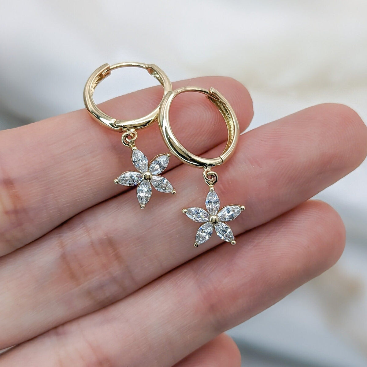 Lily Hoop Earrings