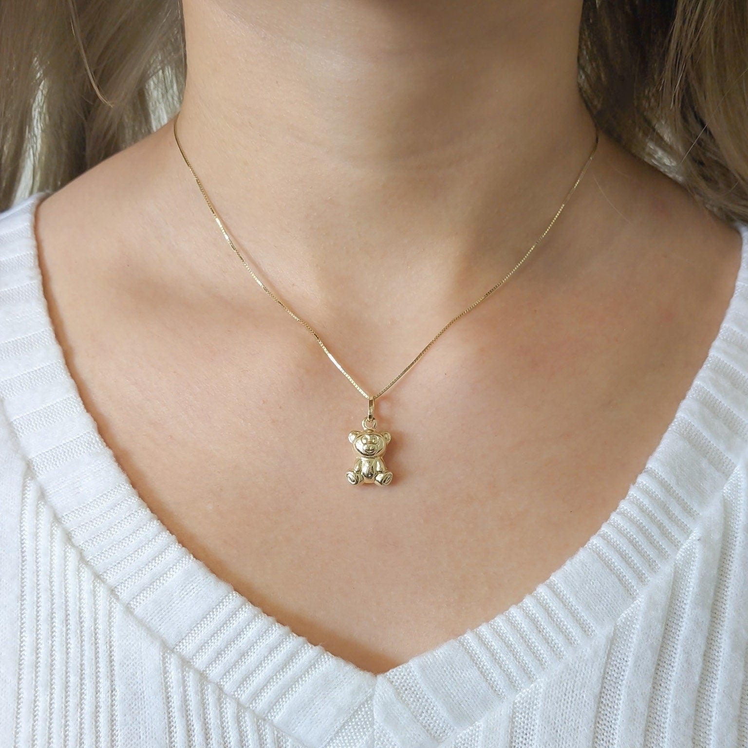 Puffy Bear Pendant