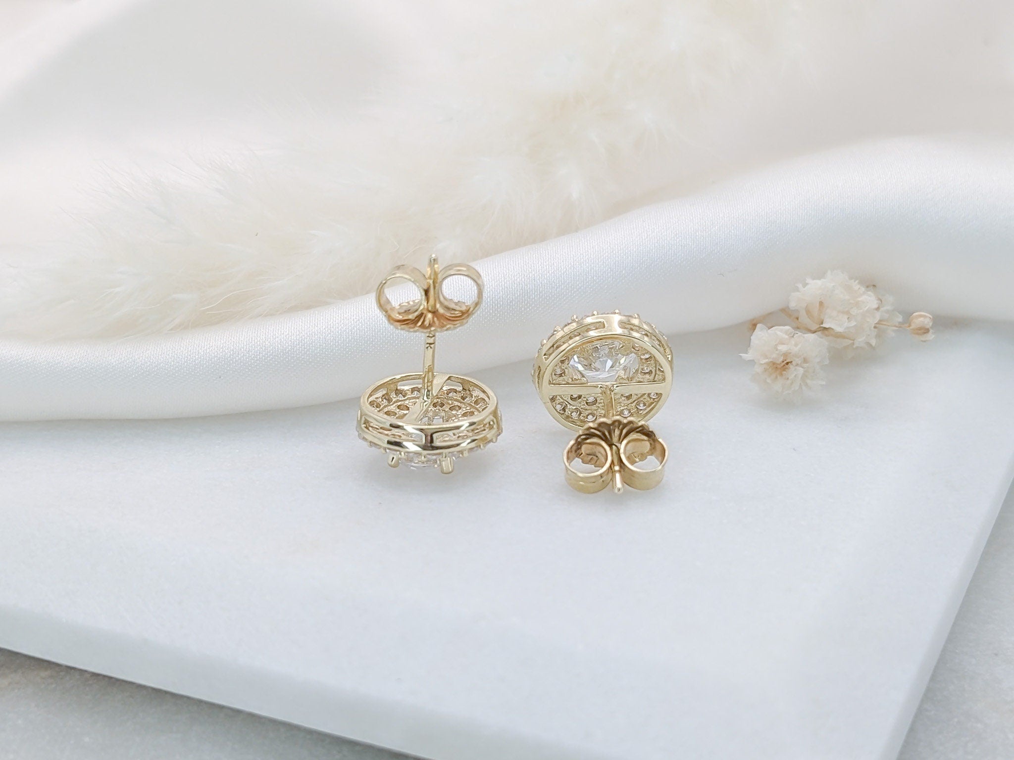 Double Halo Earrings