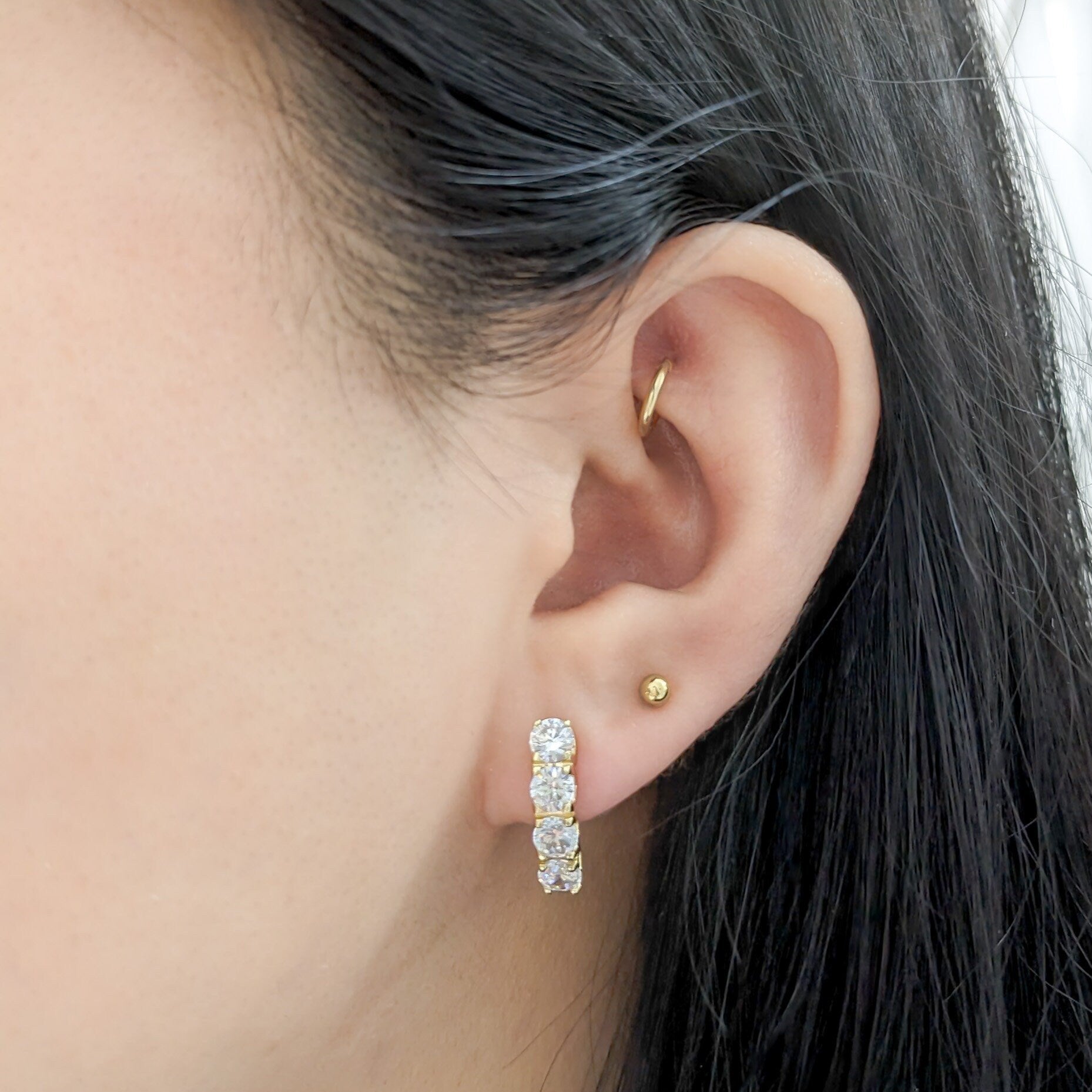 Eternity English Lock Earrings