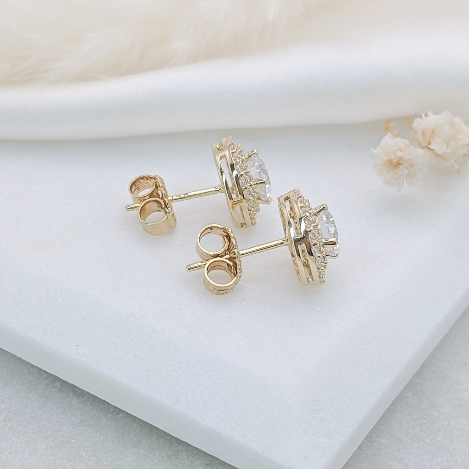 Double Halo Earrings