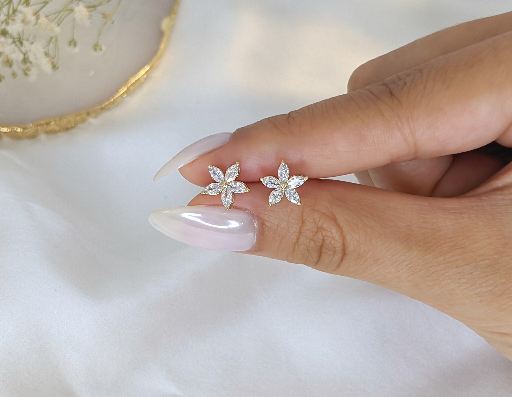 Lily Flower Earrings