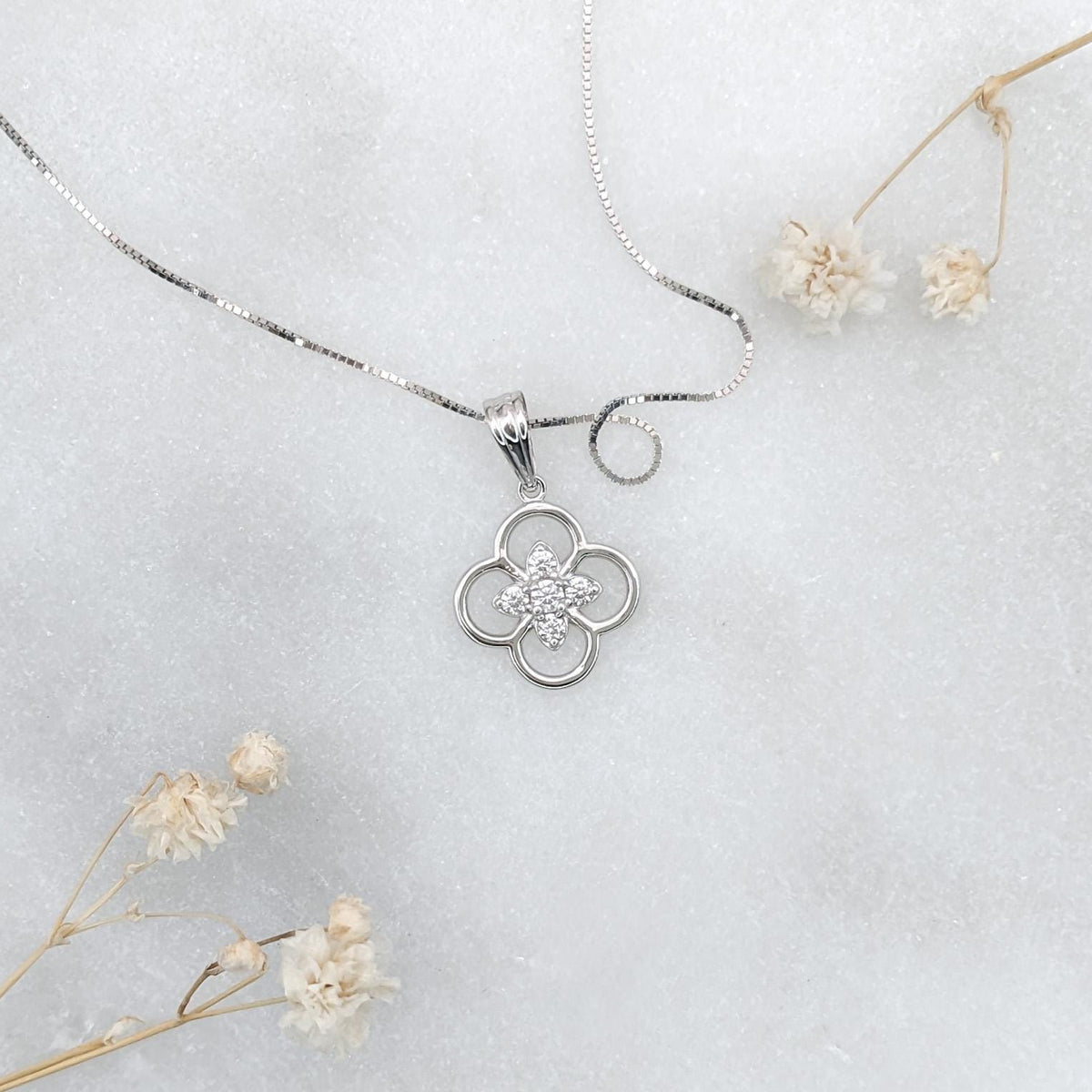 Gold Clover Pendant