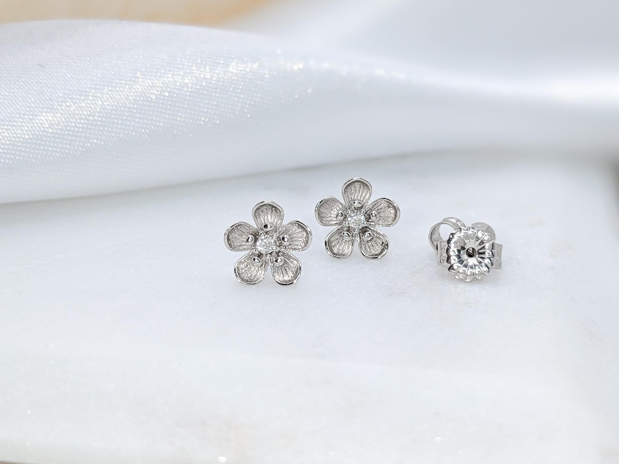 Small Flower Stud Earrings