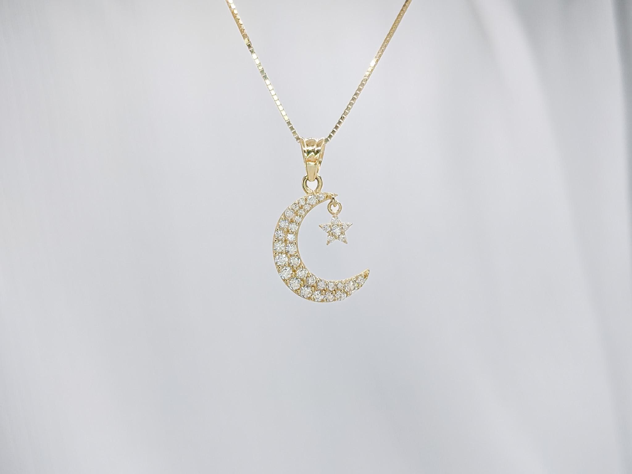 Stars and Moon Pendant