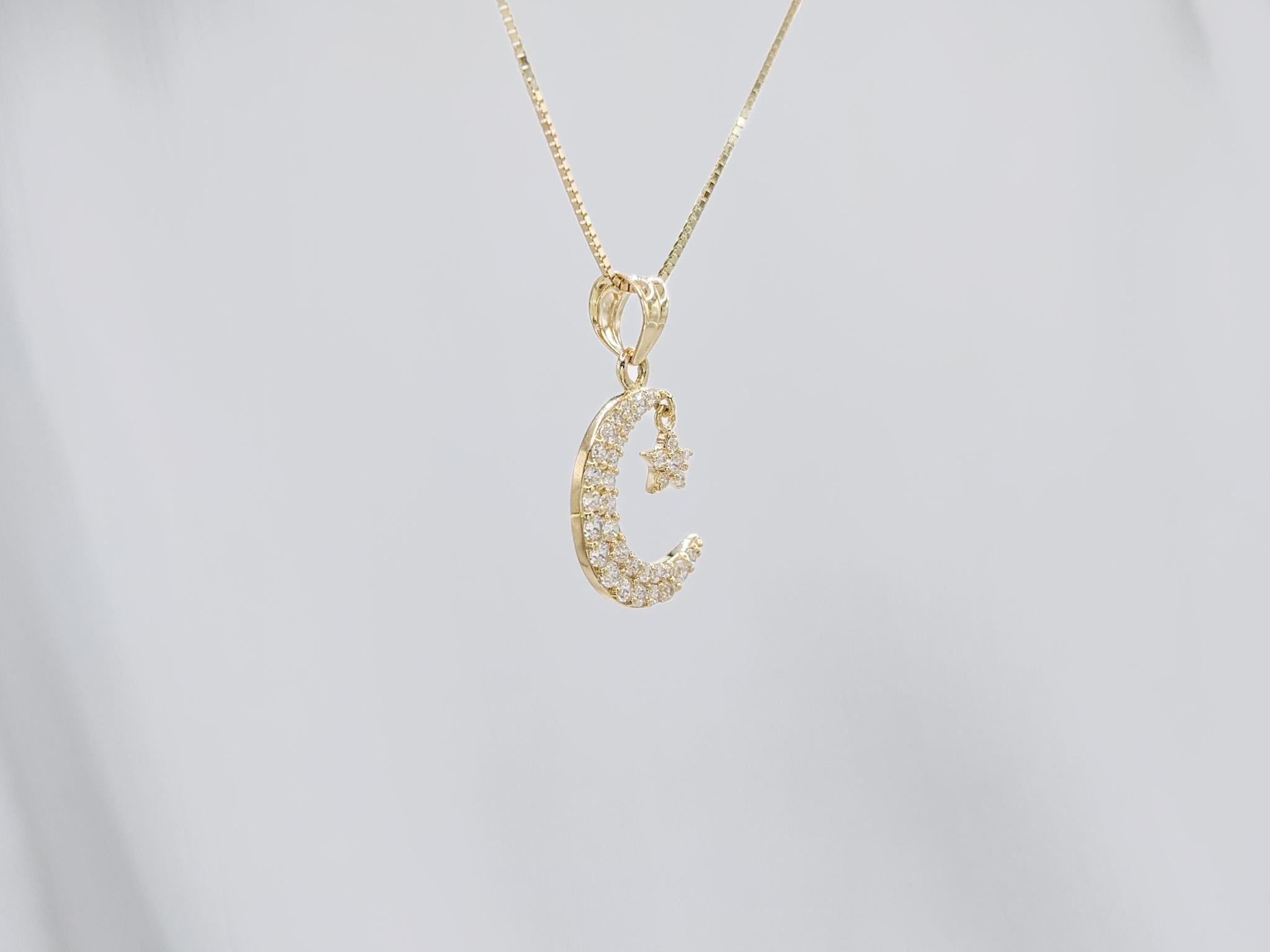 Stars and Moon Pendant