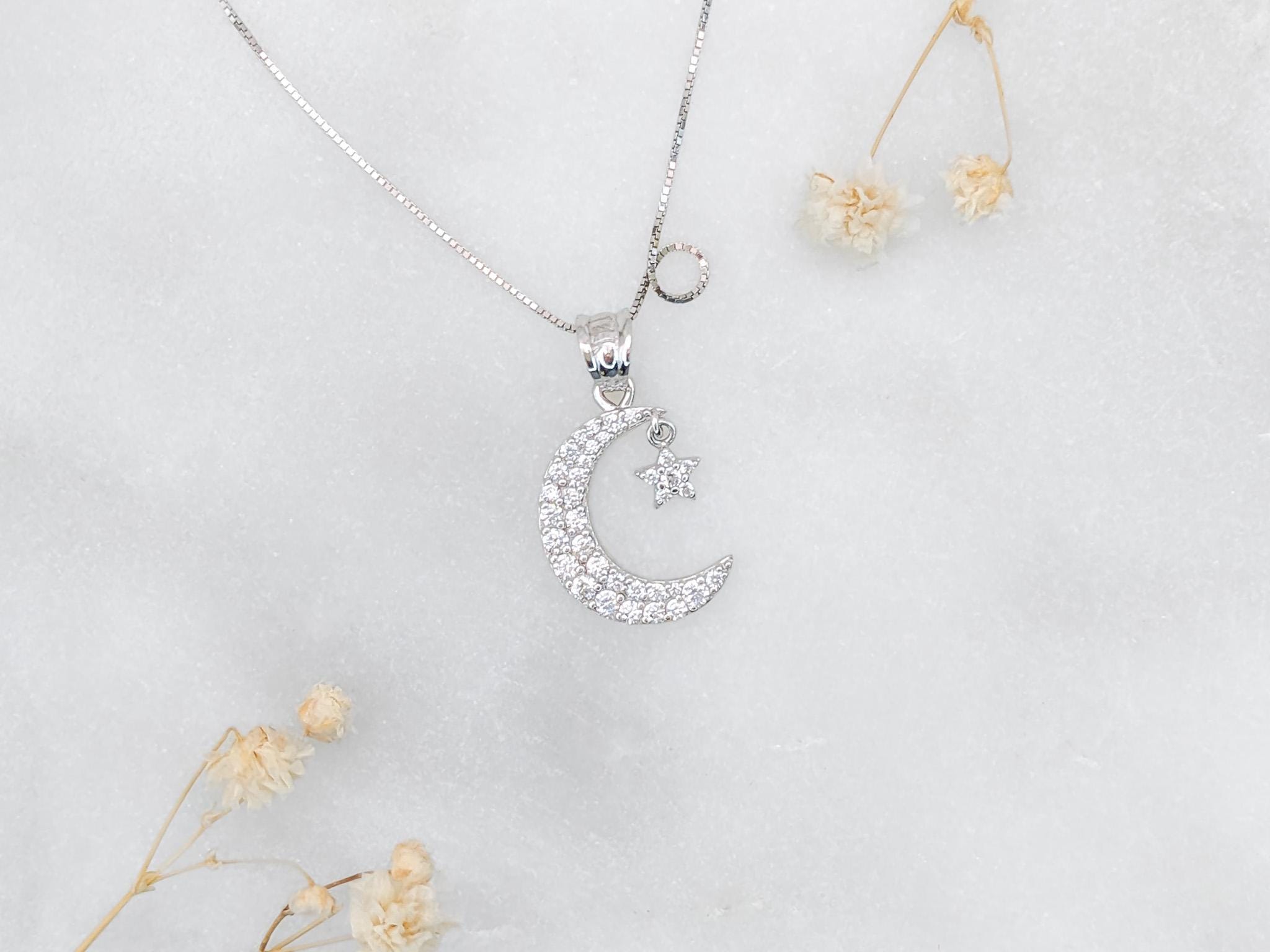 Stars and Moon Pendant