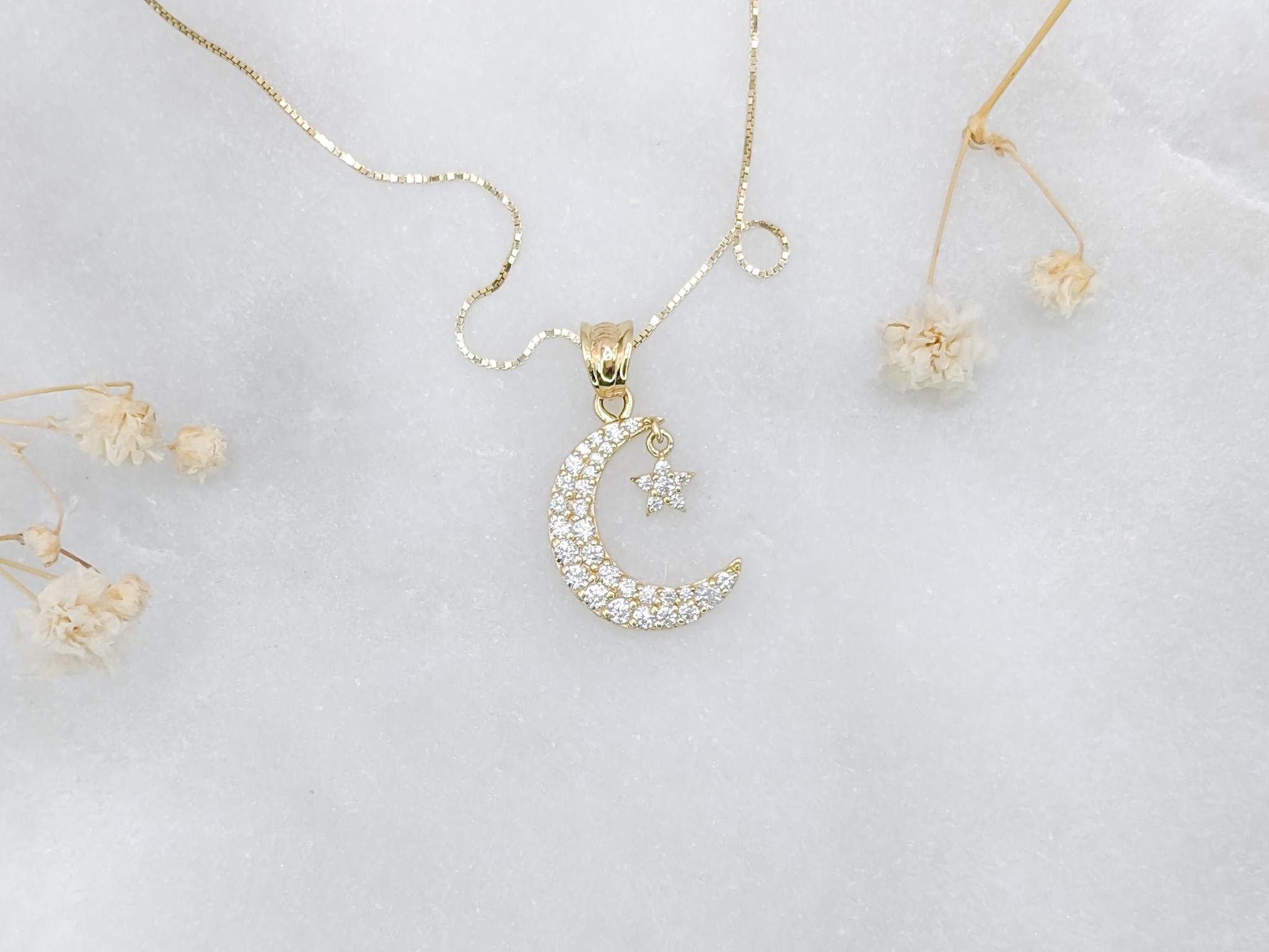 Stars and Moon Pendant