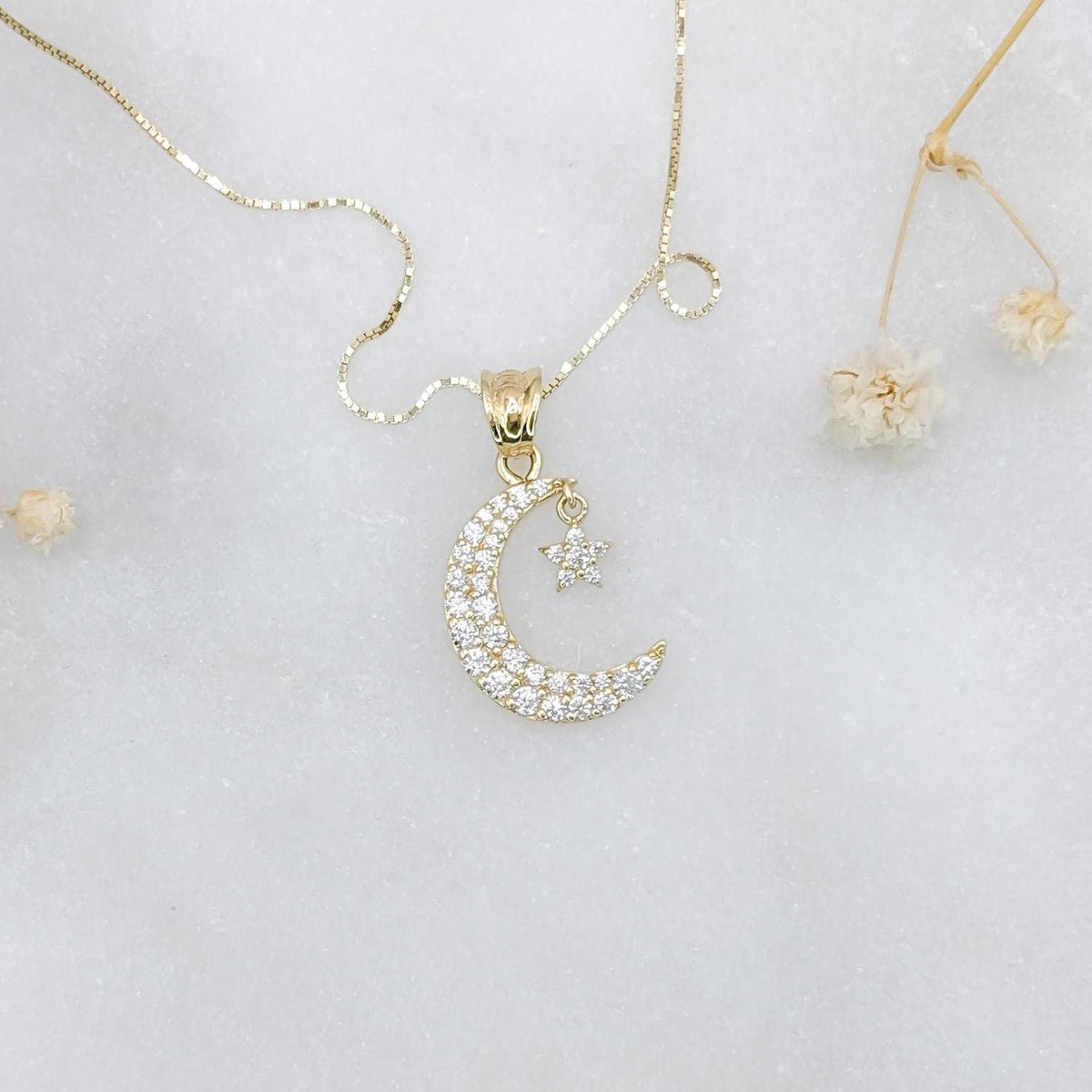 Stars and Moon Pendant