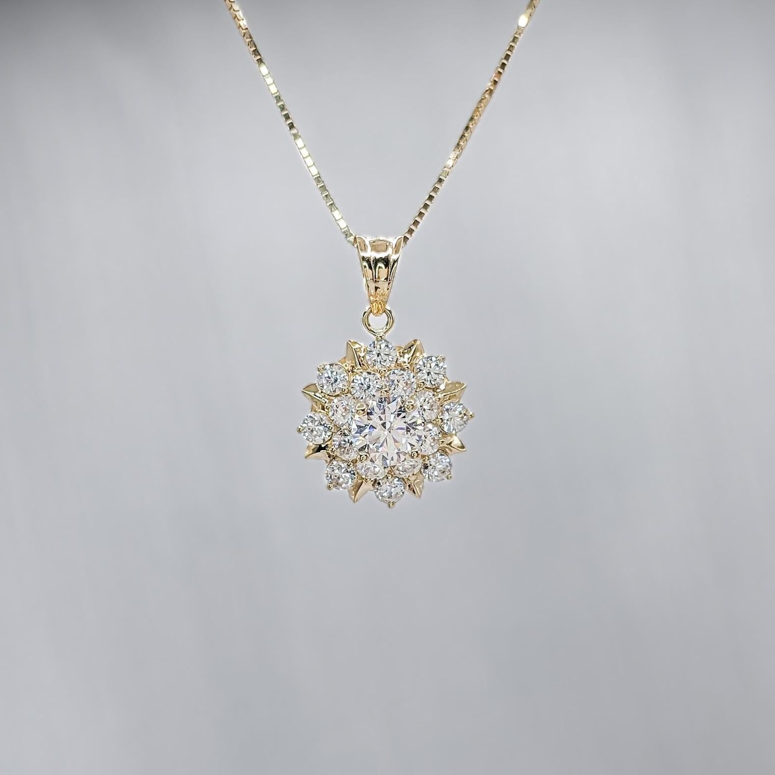 Starburst Flower Pendant