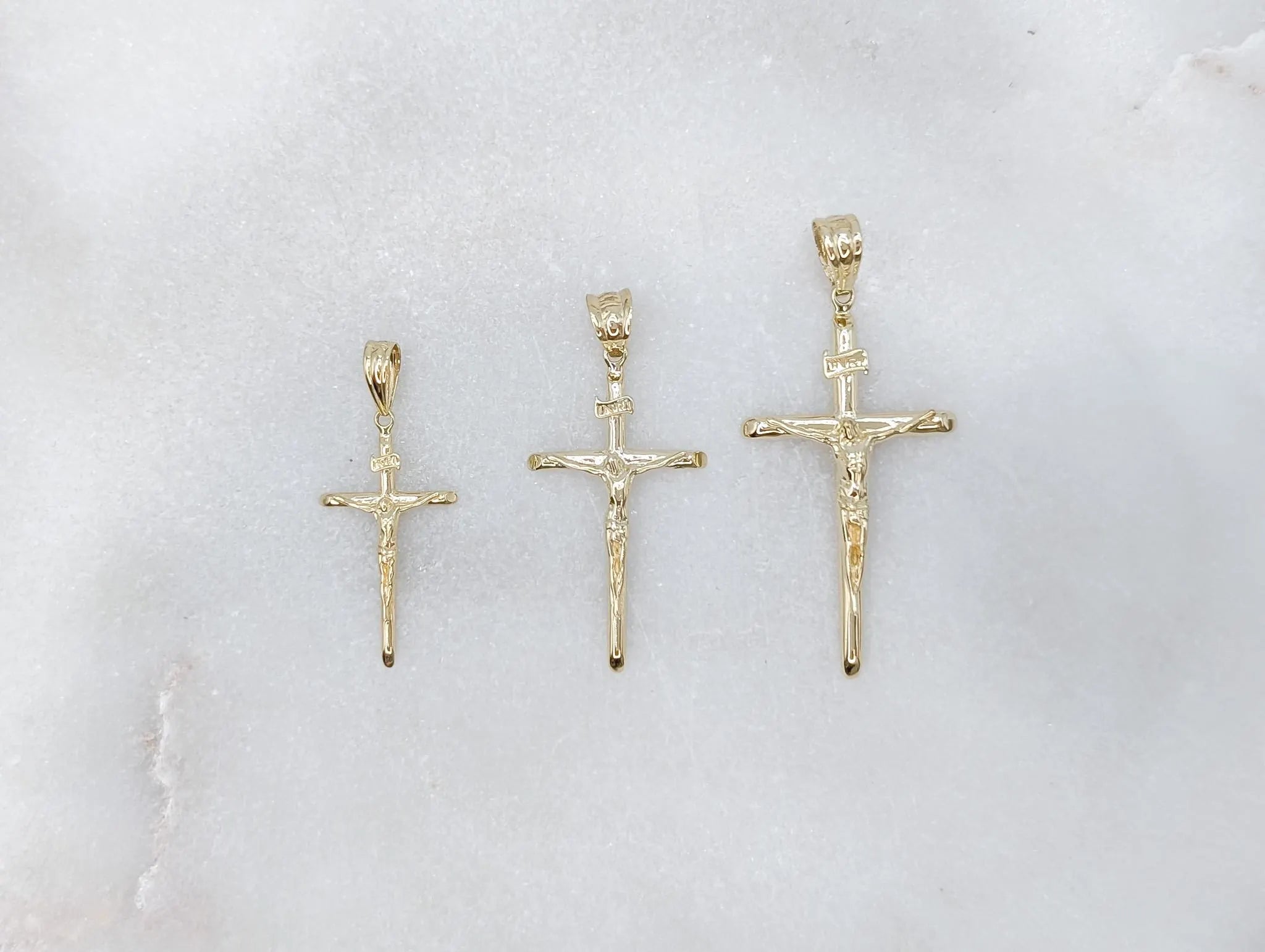 Medium Crucifix Cross Necklace